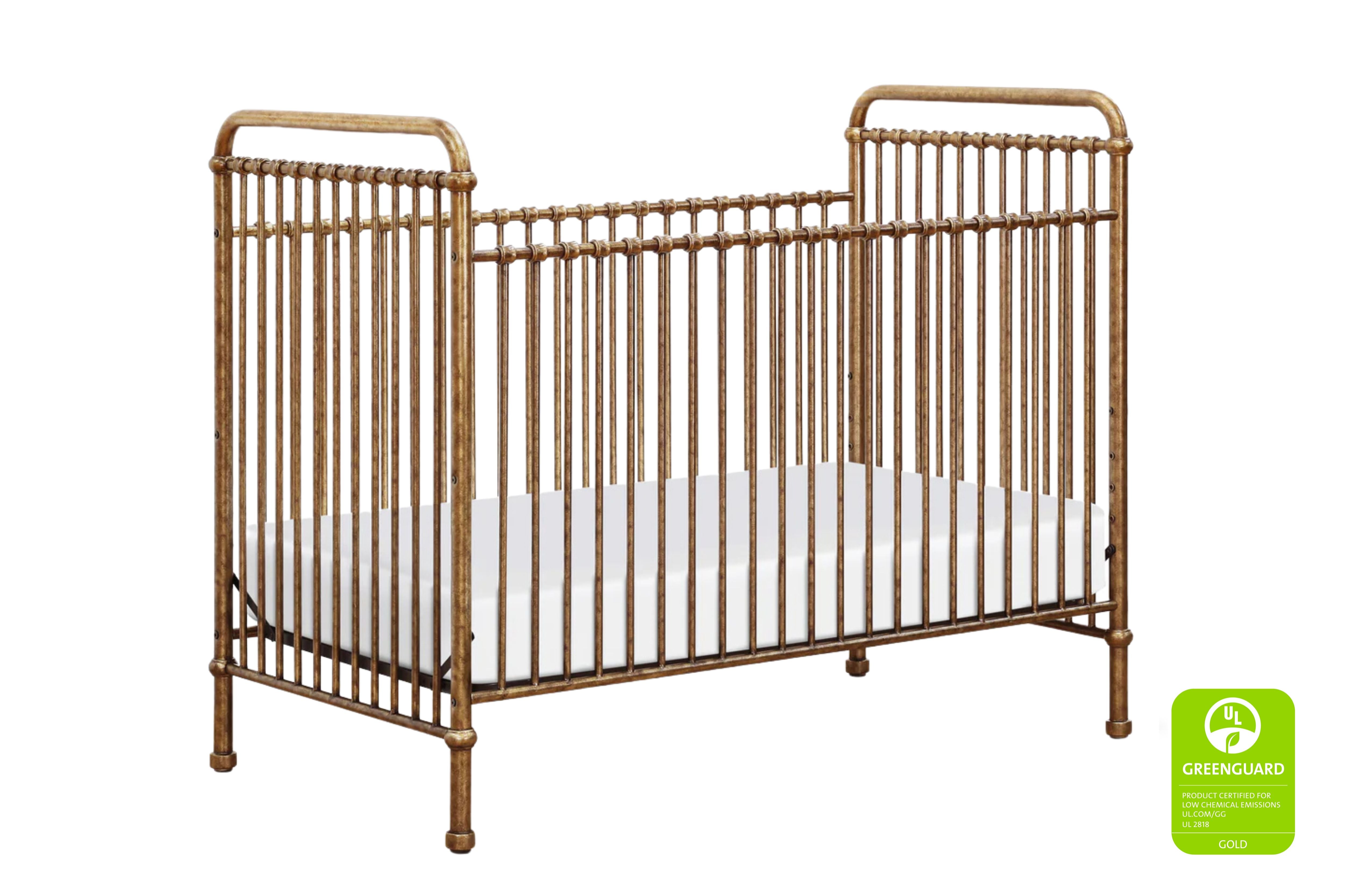 Namesake Abigail Convertible Crib in Vintage Gold #color_vintage-gold