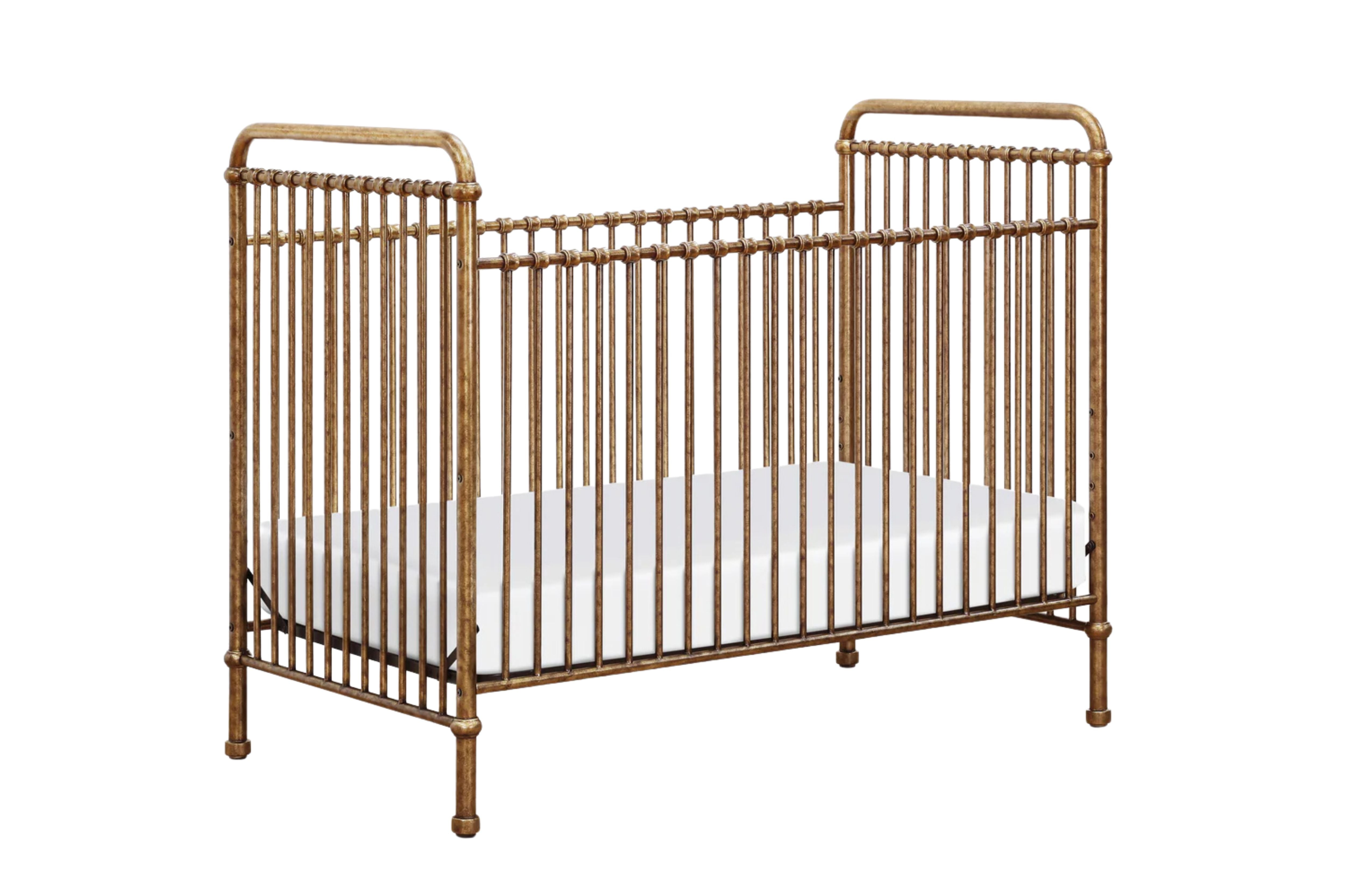 Namesake Abigail Convertible Crib in Vintage Gold #color_vintage-gold