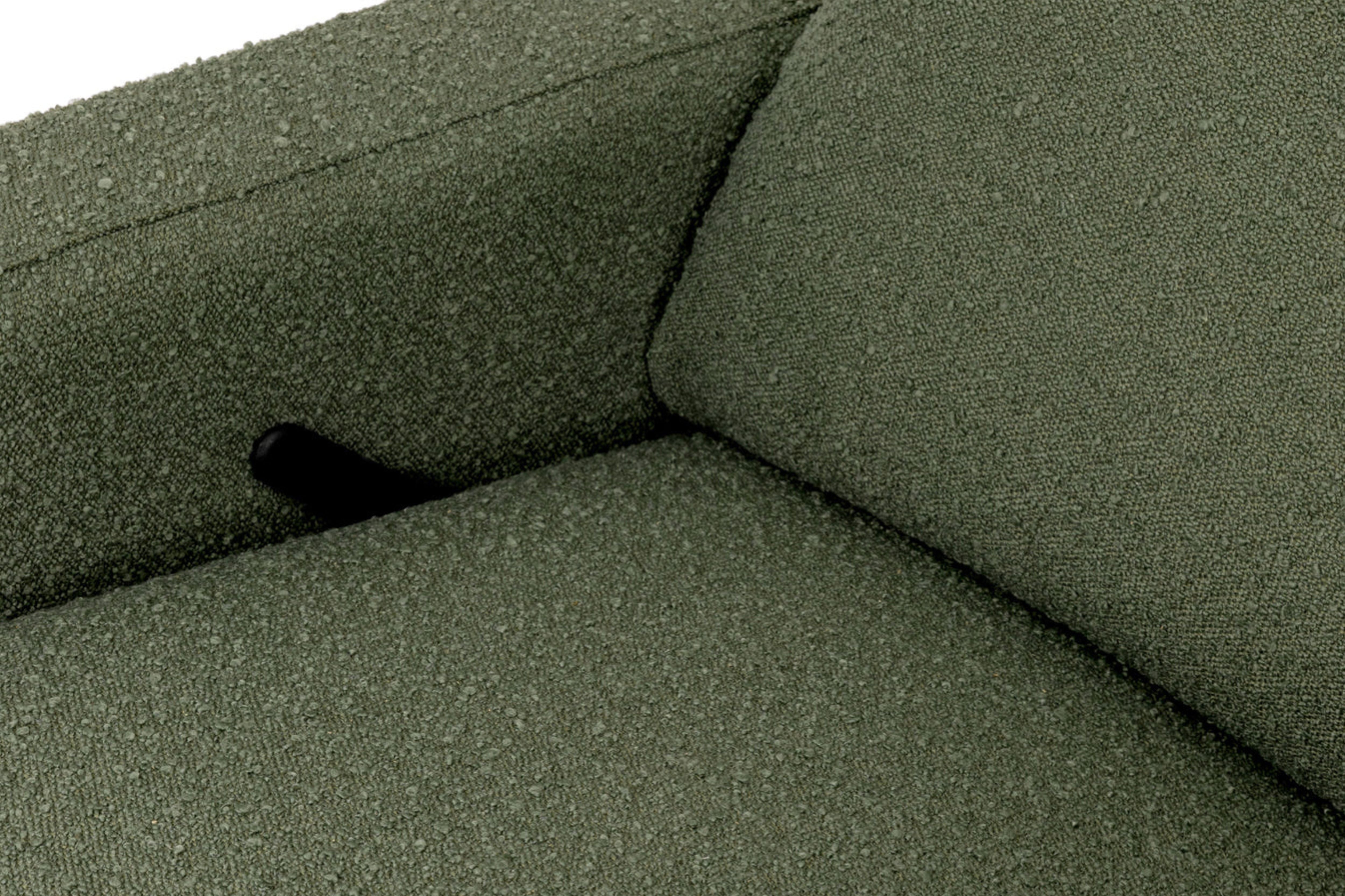 Namesake Crewe Recliner and Swivel Glider in Olive Boucle with light wood base  seat and recliner #color_crewe-olive-boucle