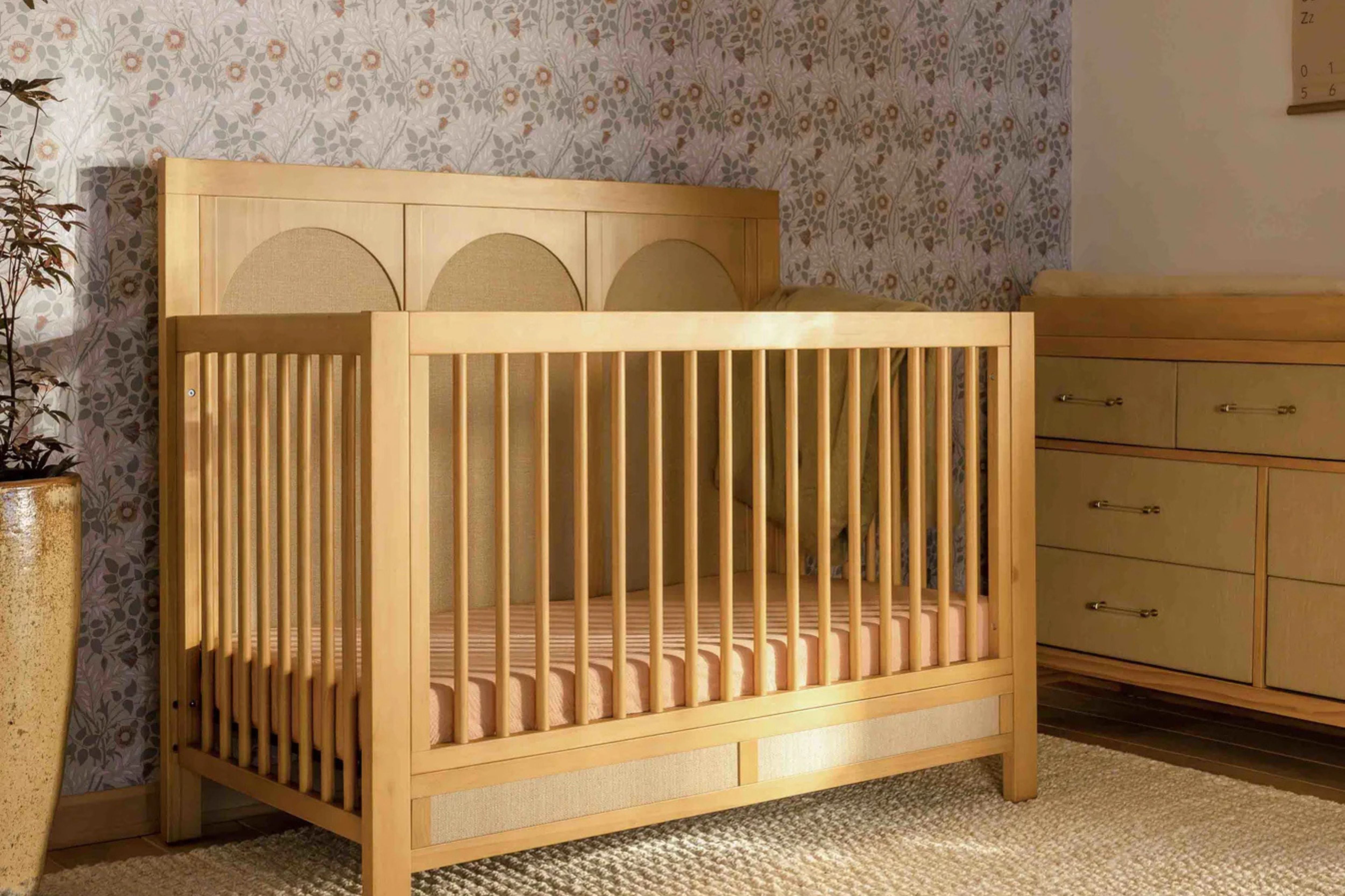 Namesake Eloise Convertible Crib in Honey #color_honey