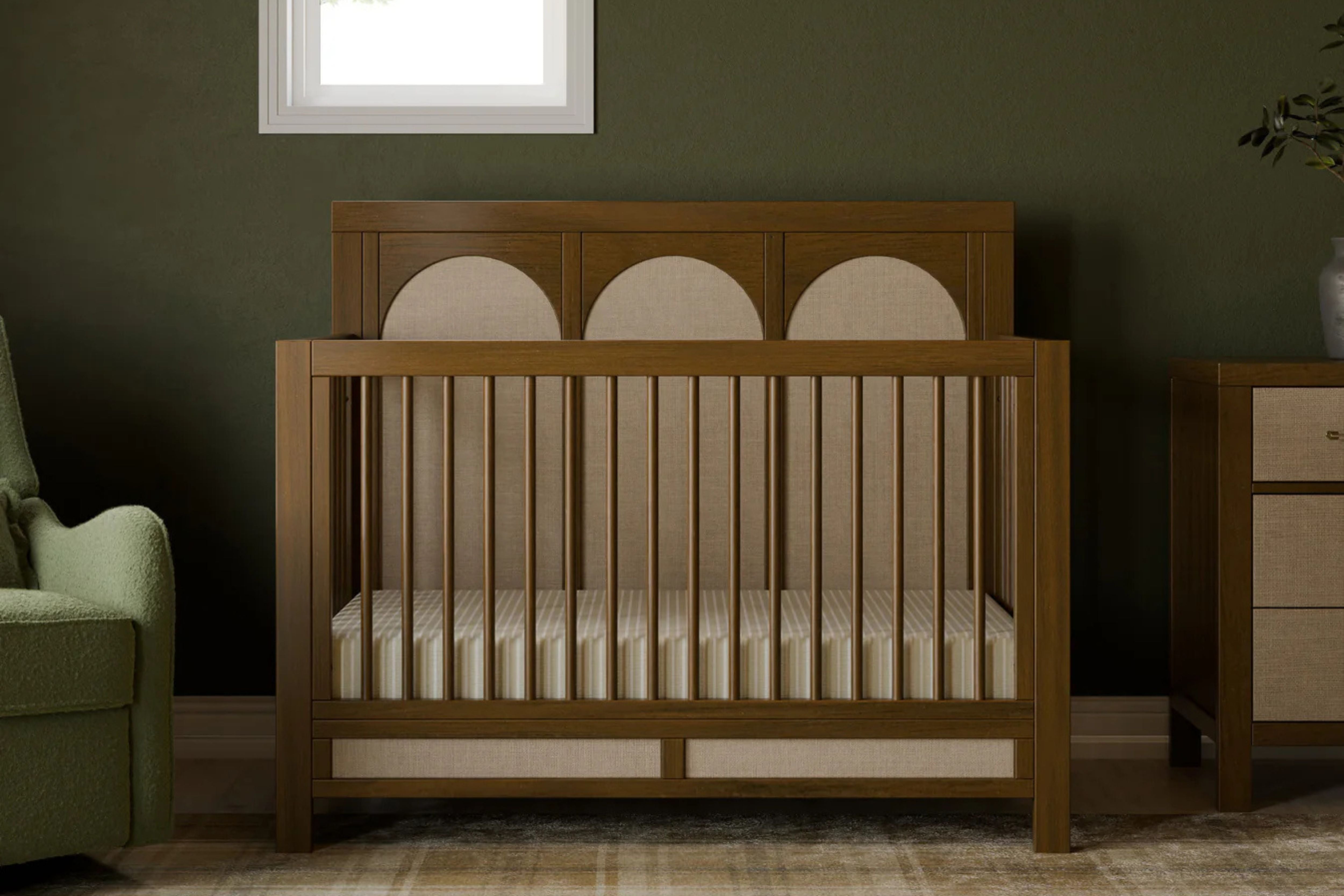 Namesake Eloise Convertible Crib in Walnut #color_walnut