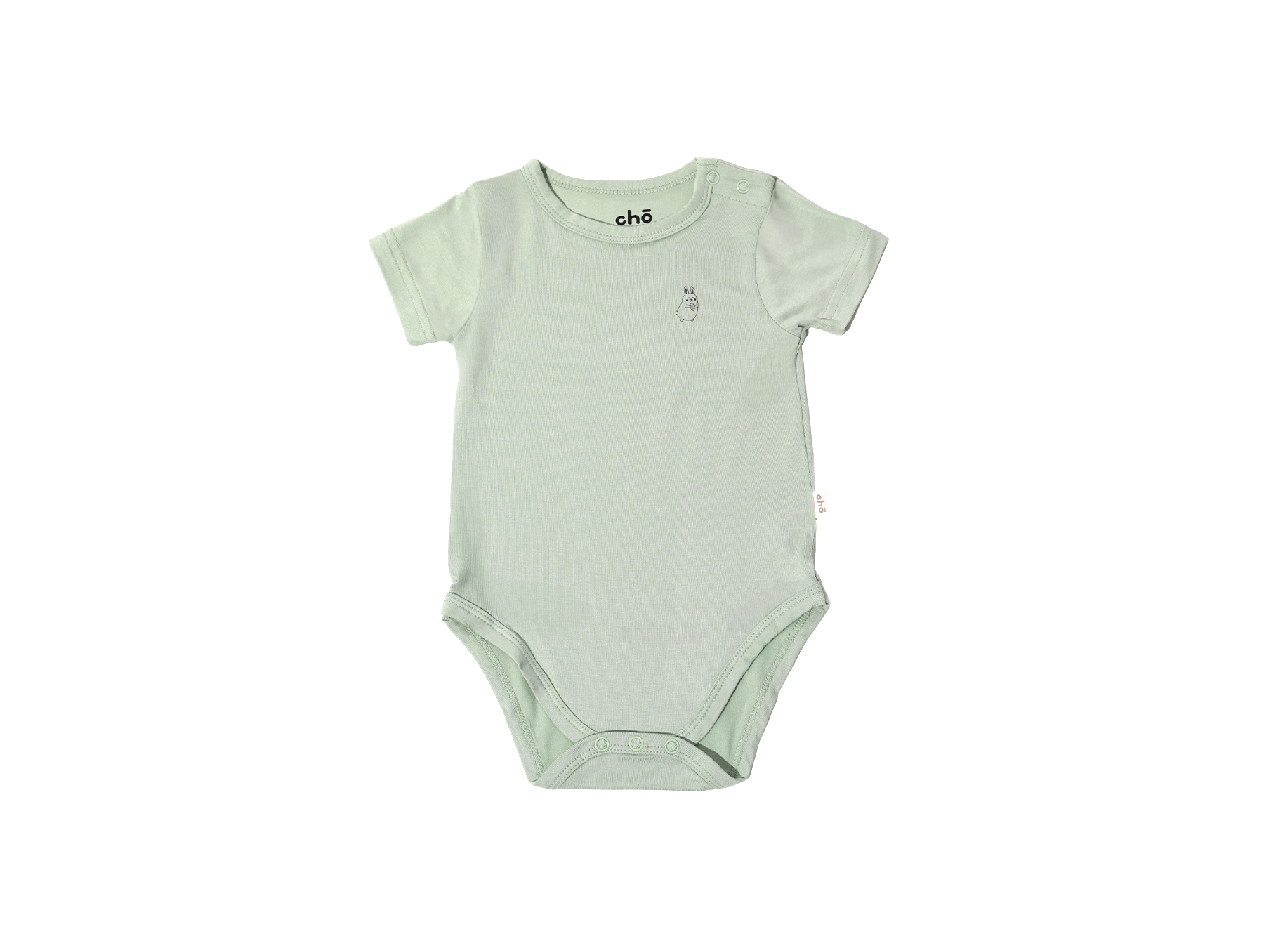 Light green sage baby onesie