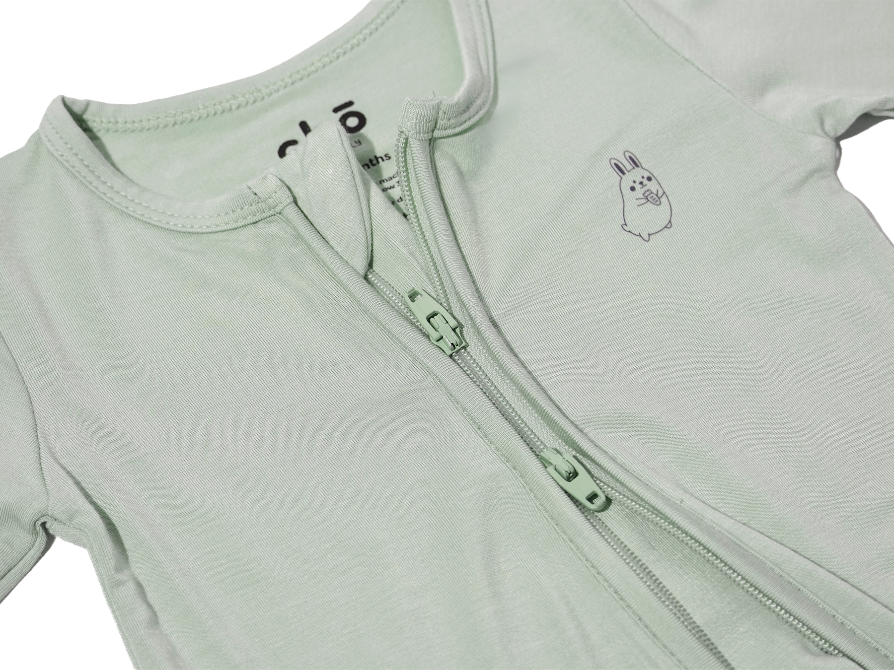 Lollibly Organic Bamboo Long Sleeve Baby Sleep Suit: Sand