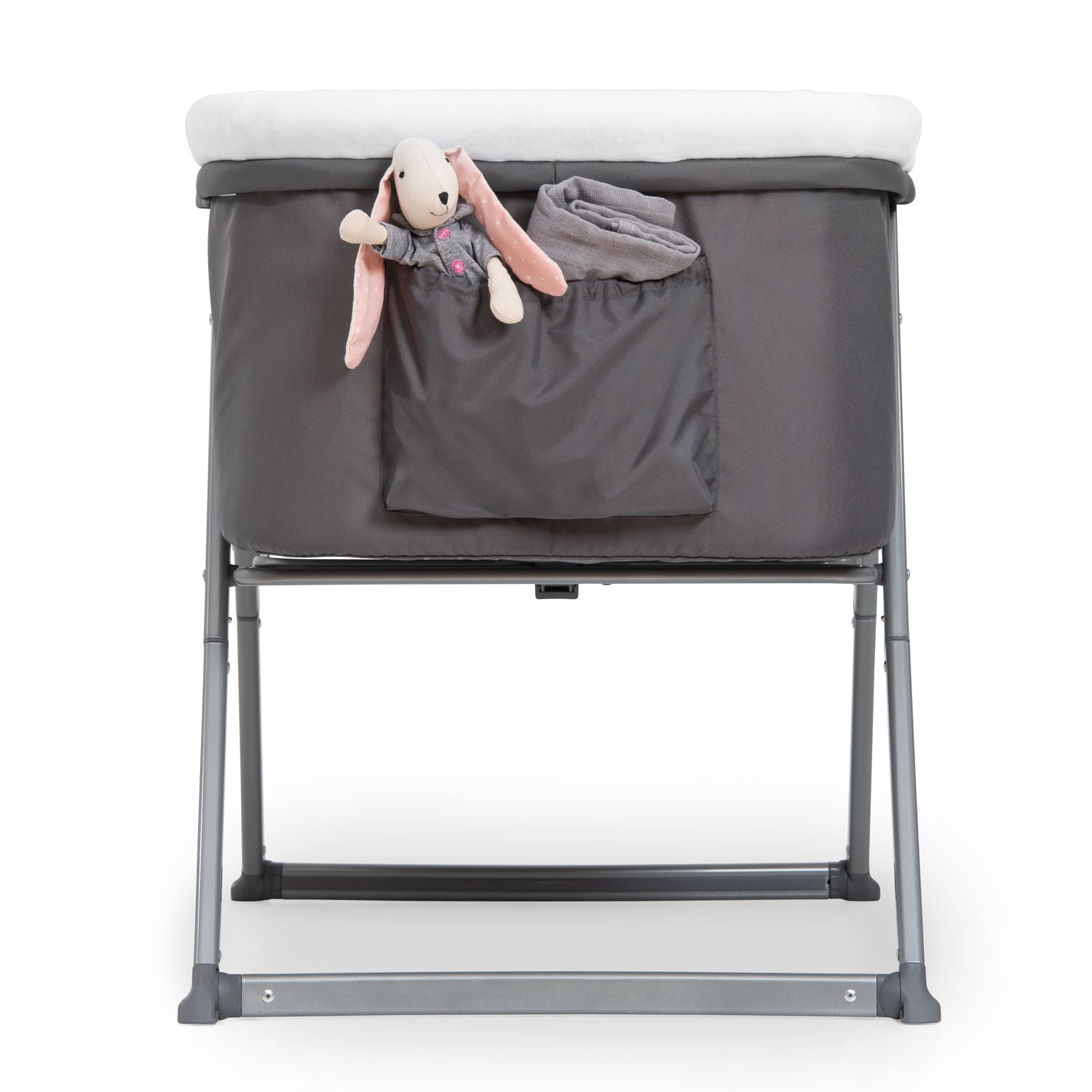 side compartment of hauck dreamer bedside cot