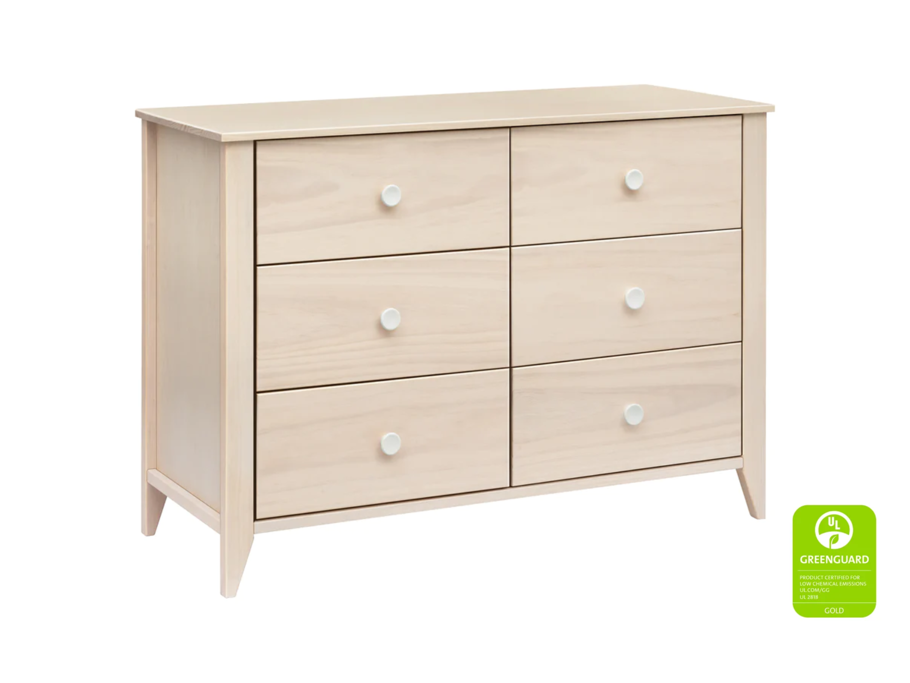 Babyletto Sprout 6-Drawer Dresser Washed#color_washed