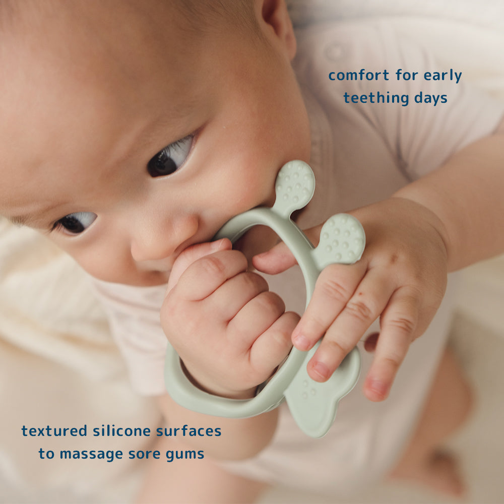Dear Cherie Easy Grip Baby Silicone Teething Mitten (3 Colours)