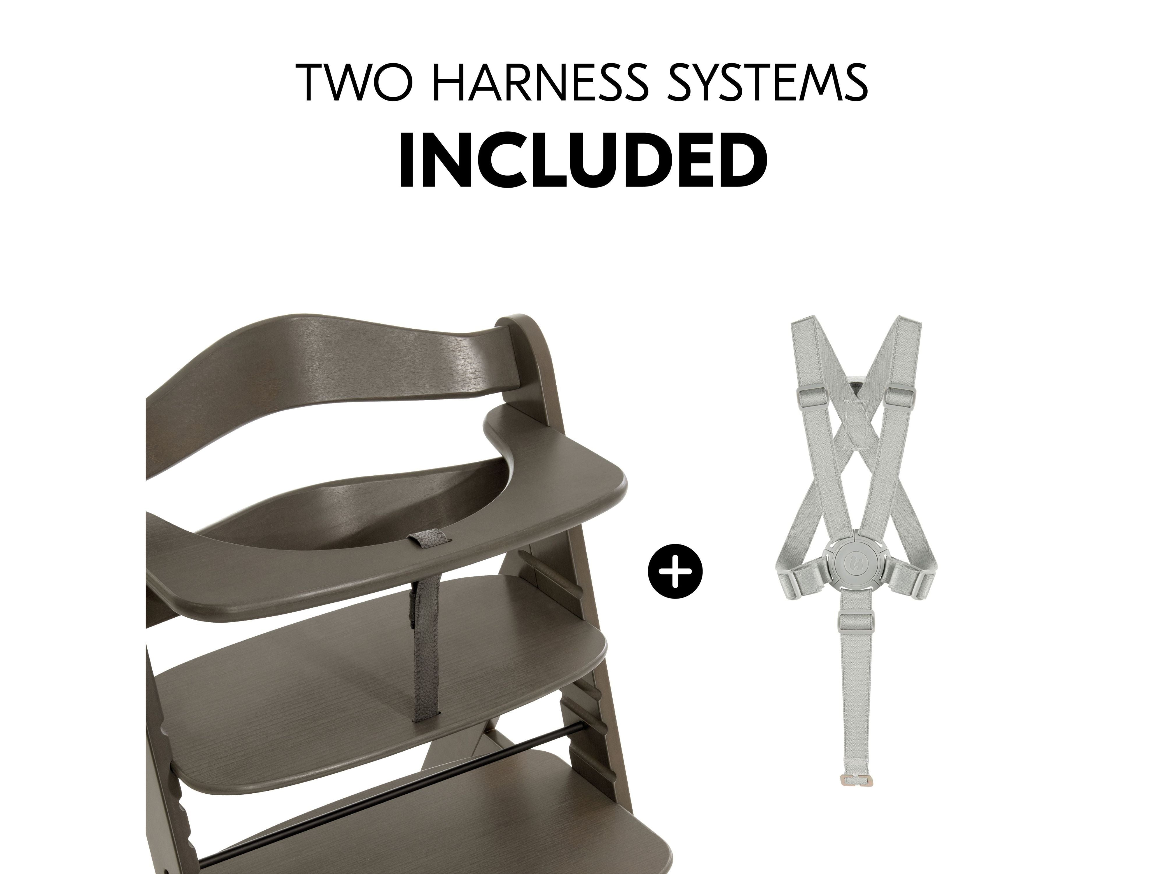 hauck alpha high chair charcoal