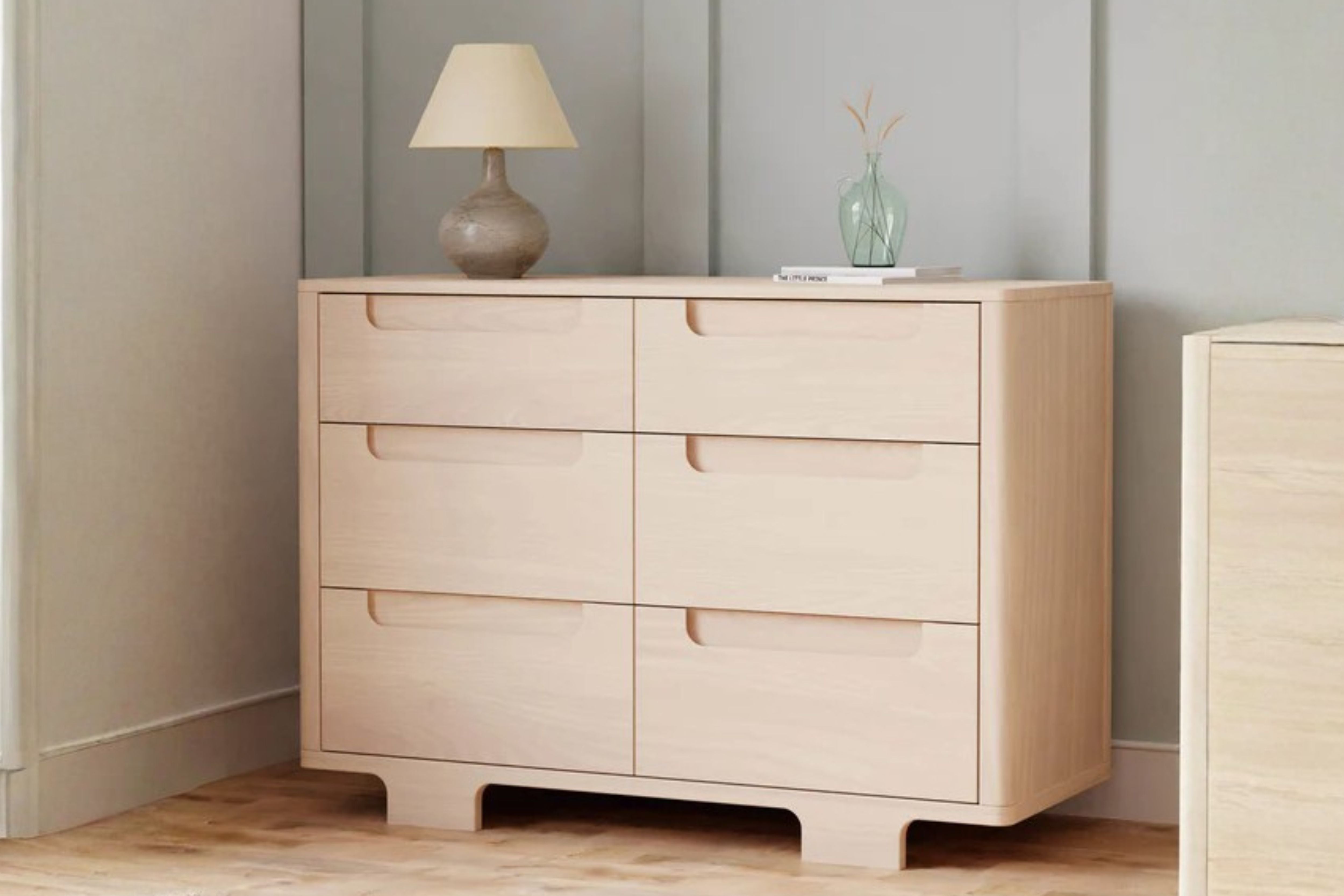 Babyletto Yuzu 6-Drawer Dresser Washed#color_washed