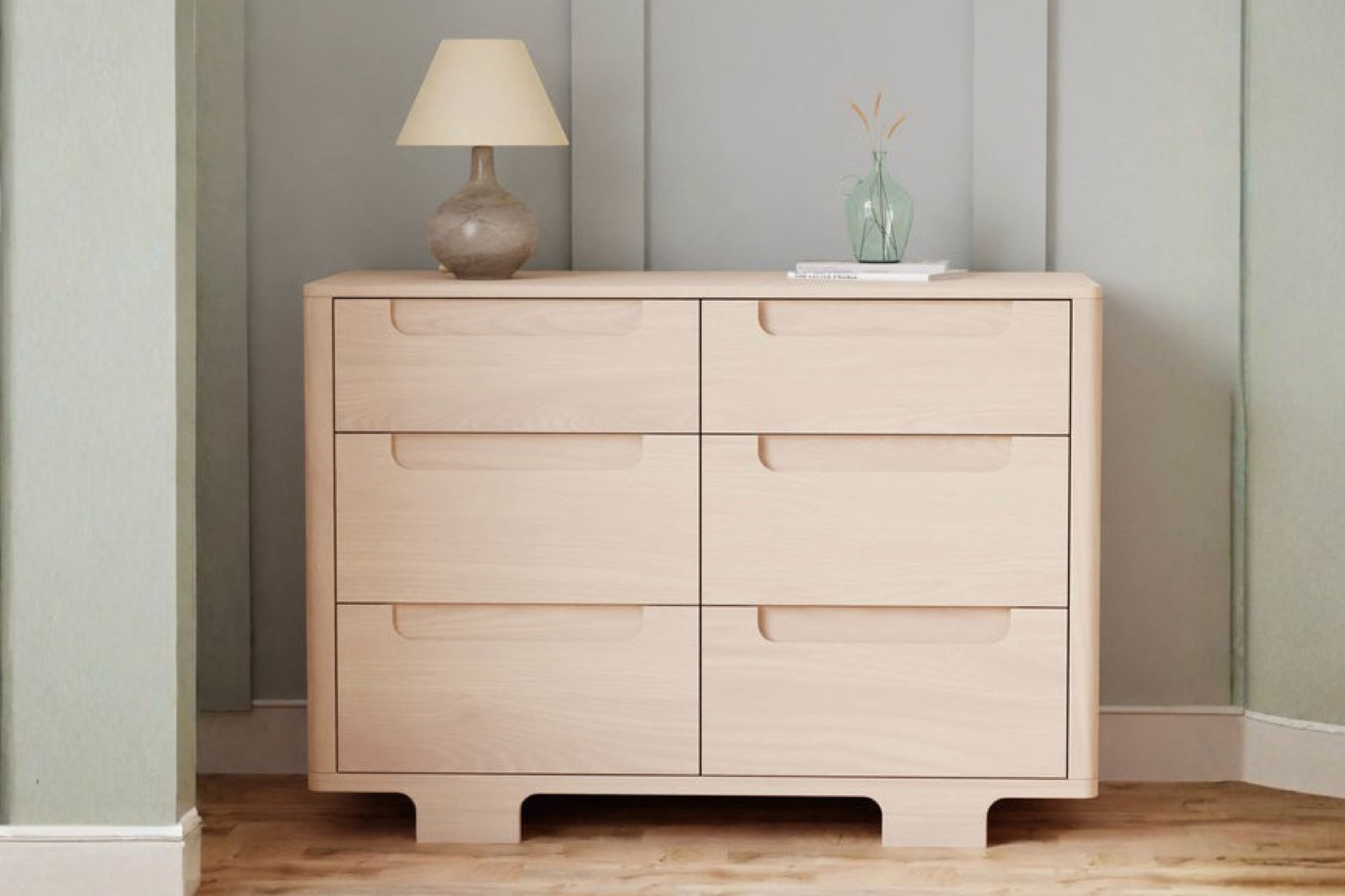 Babyletto Yuzu 6-Drawer Dresser Washed#color_washed
