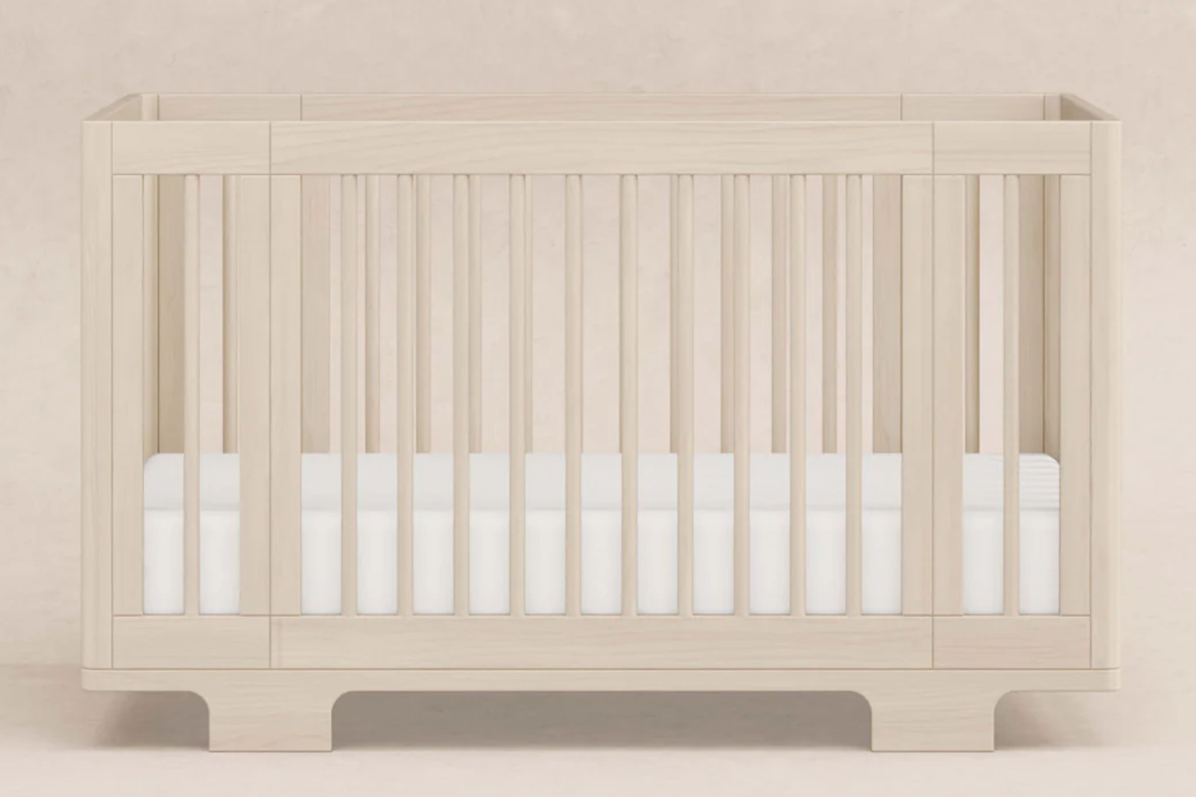 Babyletto Yuzu 8-in-1 Convertible Crib White And Natural#color_washed