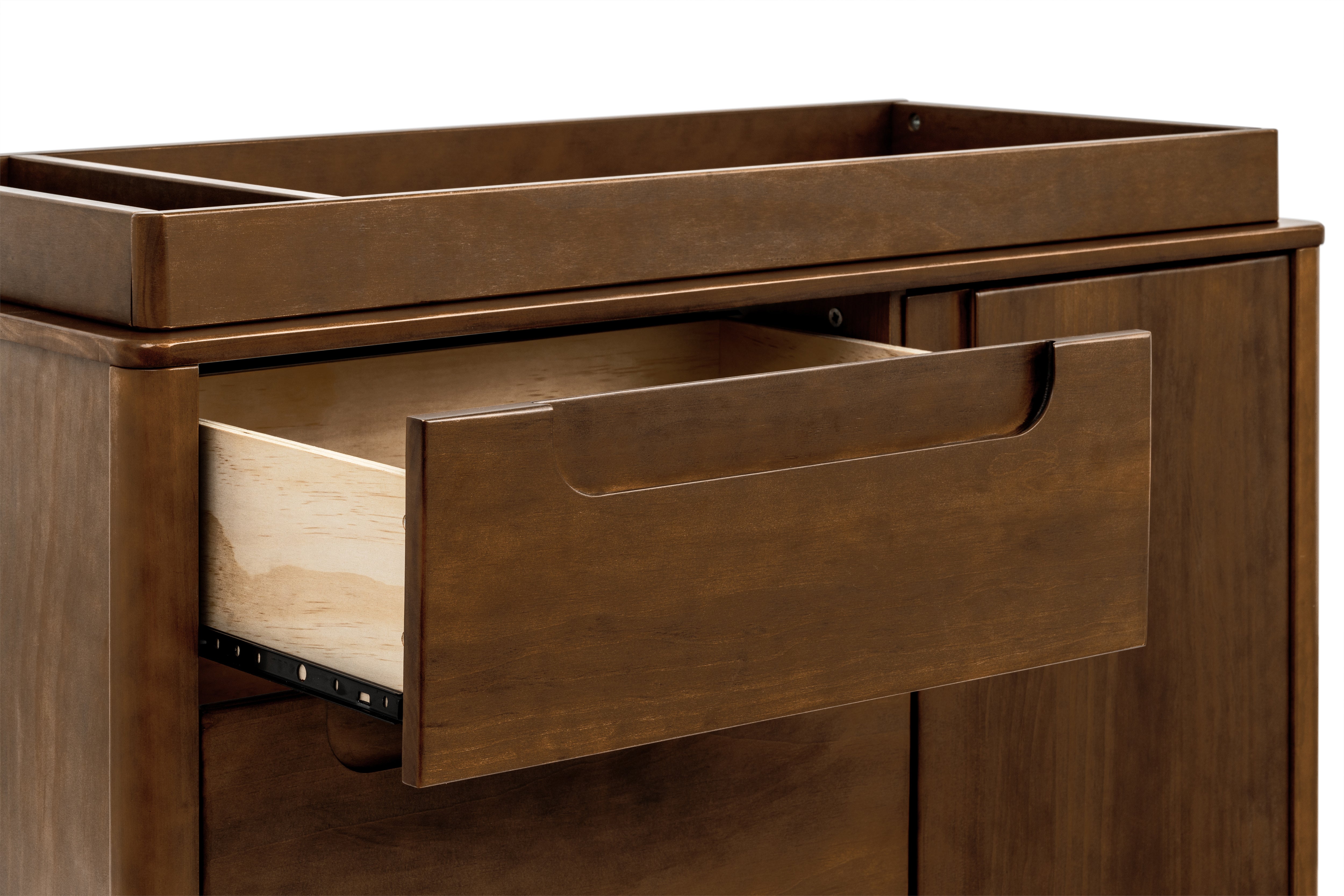 Babyletto Yuzu 3-Drawer Dresser Walnut#color_walnut