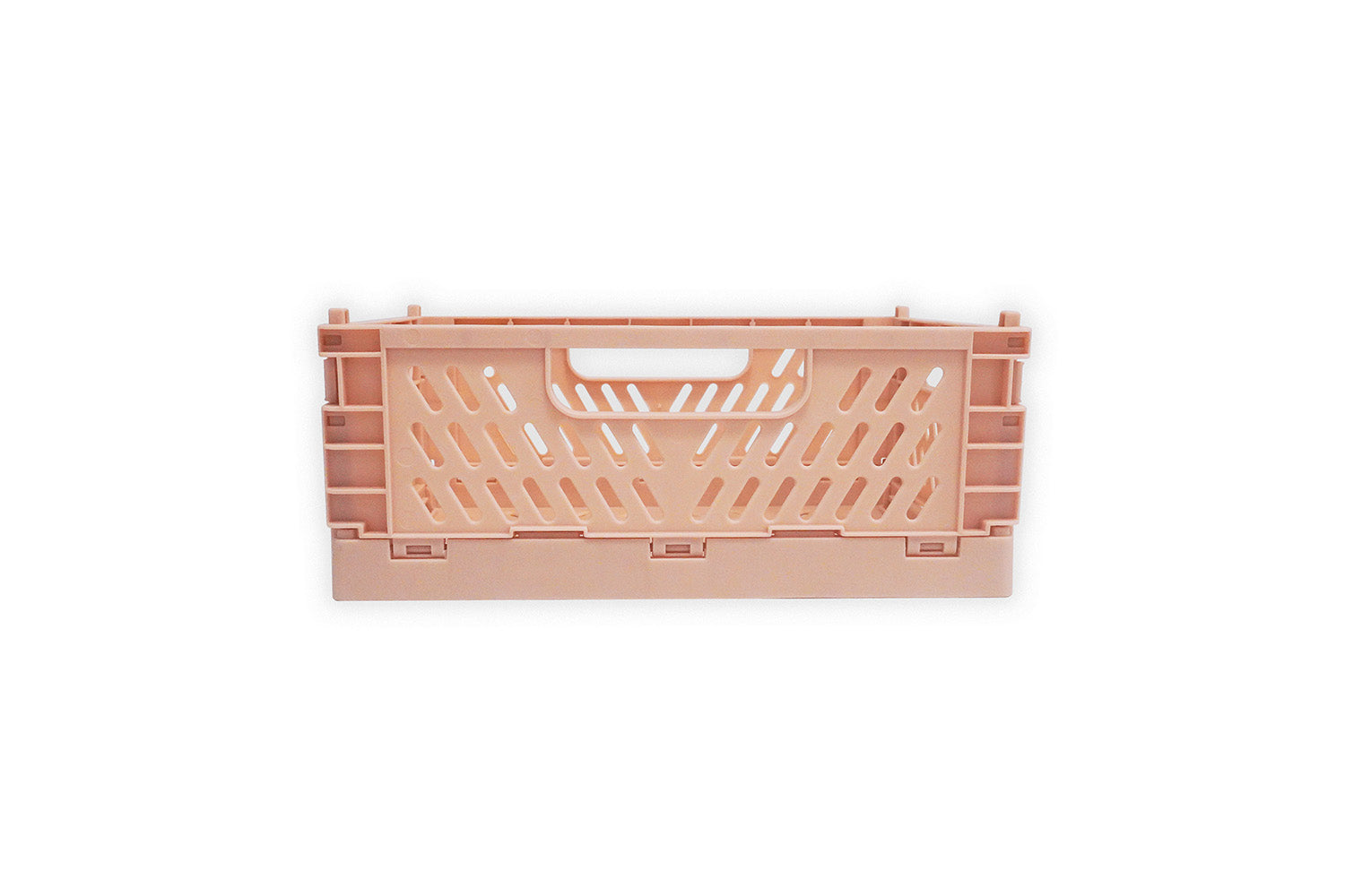 front view of hatchling small ez crate in cotton candy pink