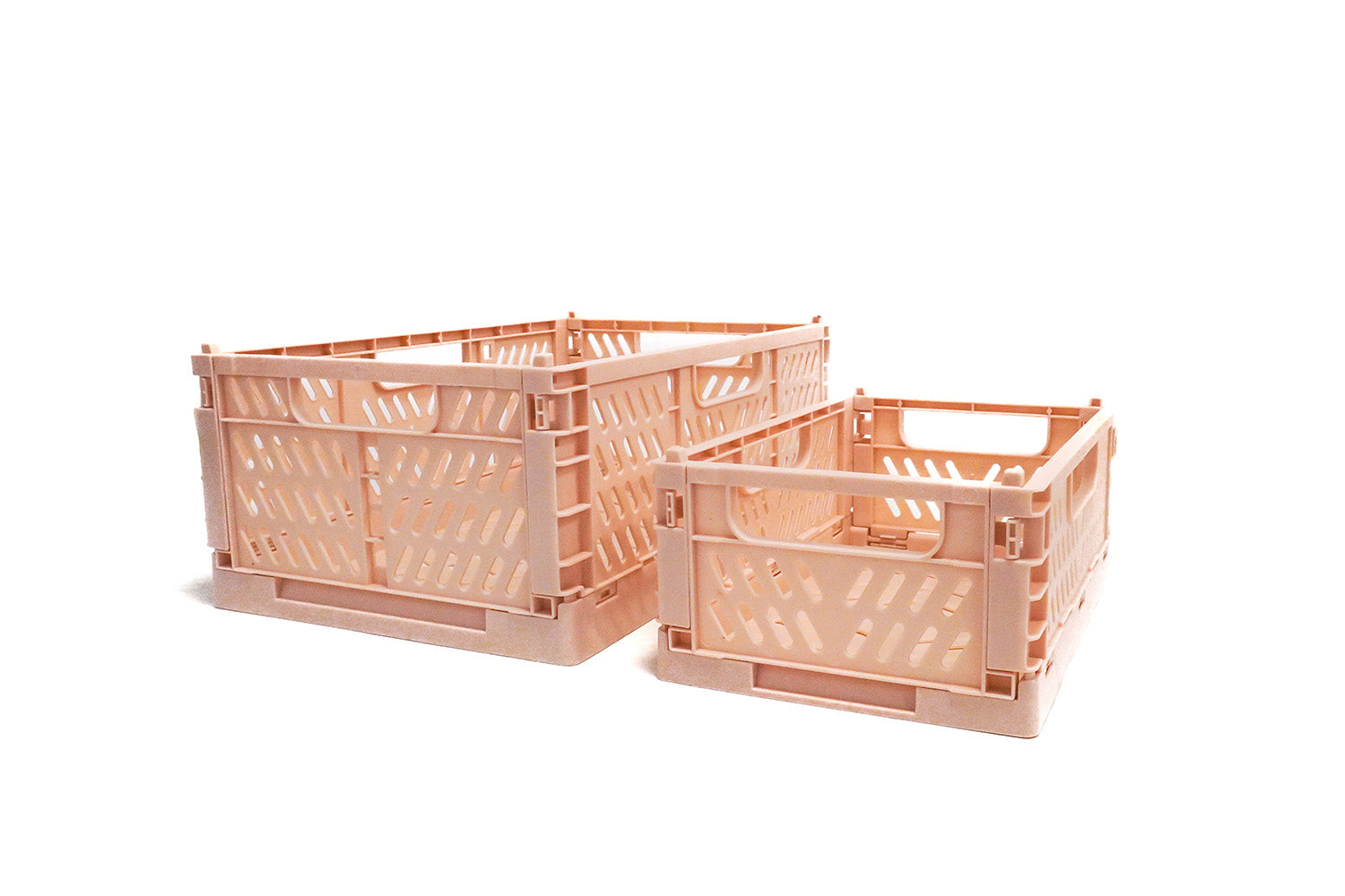 small and medium hatchling ez crate in cotton candy pink