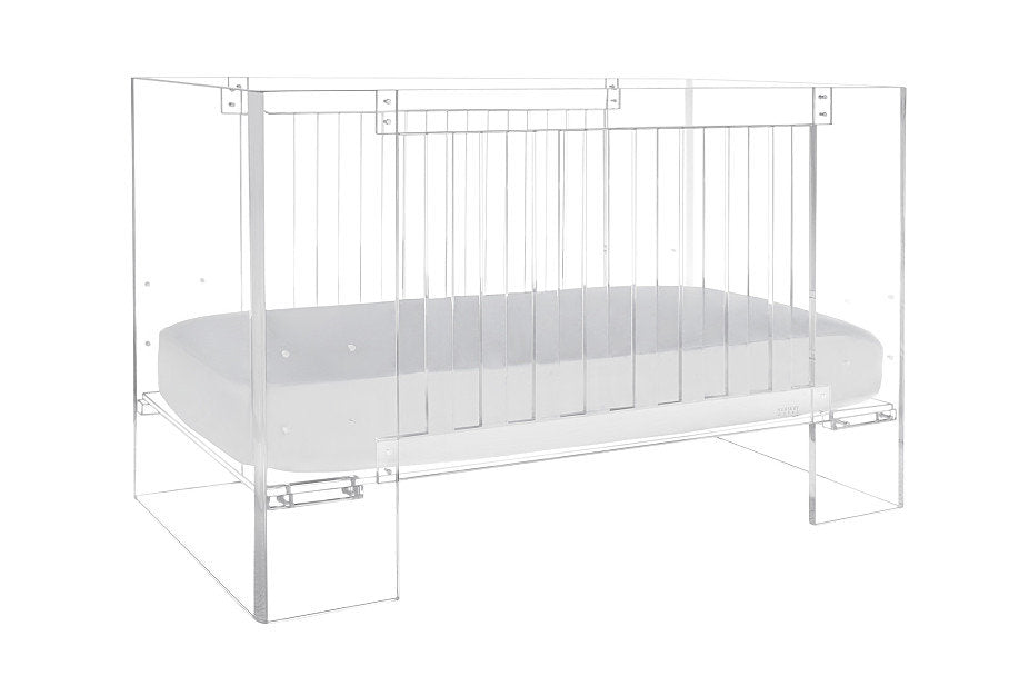 Nursery Works Vetro Crib Clear Acrylic#color_clear-acrylic