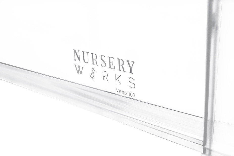 Nursery Works Vetro Crib Clear Acrylic#color_clear-acrylic