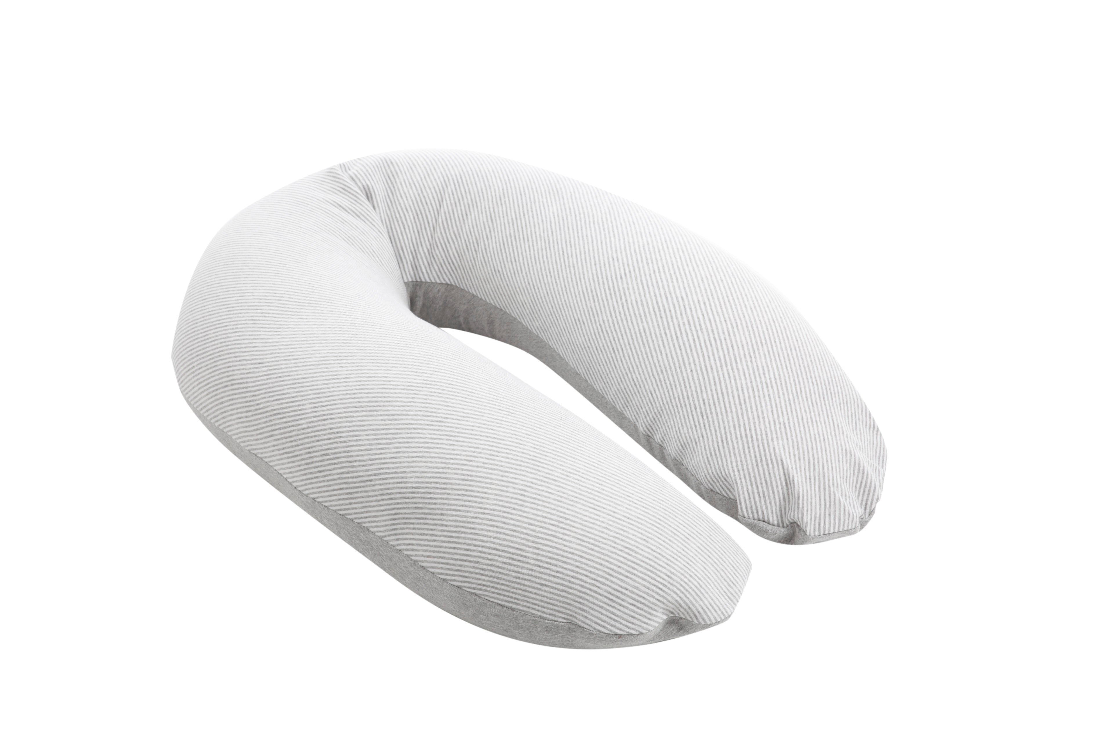 doomoo buddy 3-in-1 pregnancy pillow classic grey#color_classic-grey