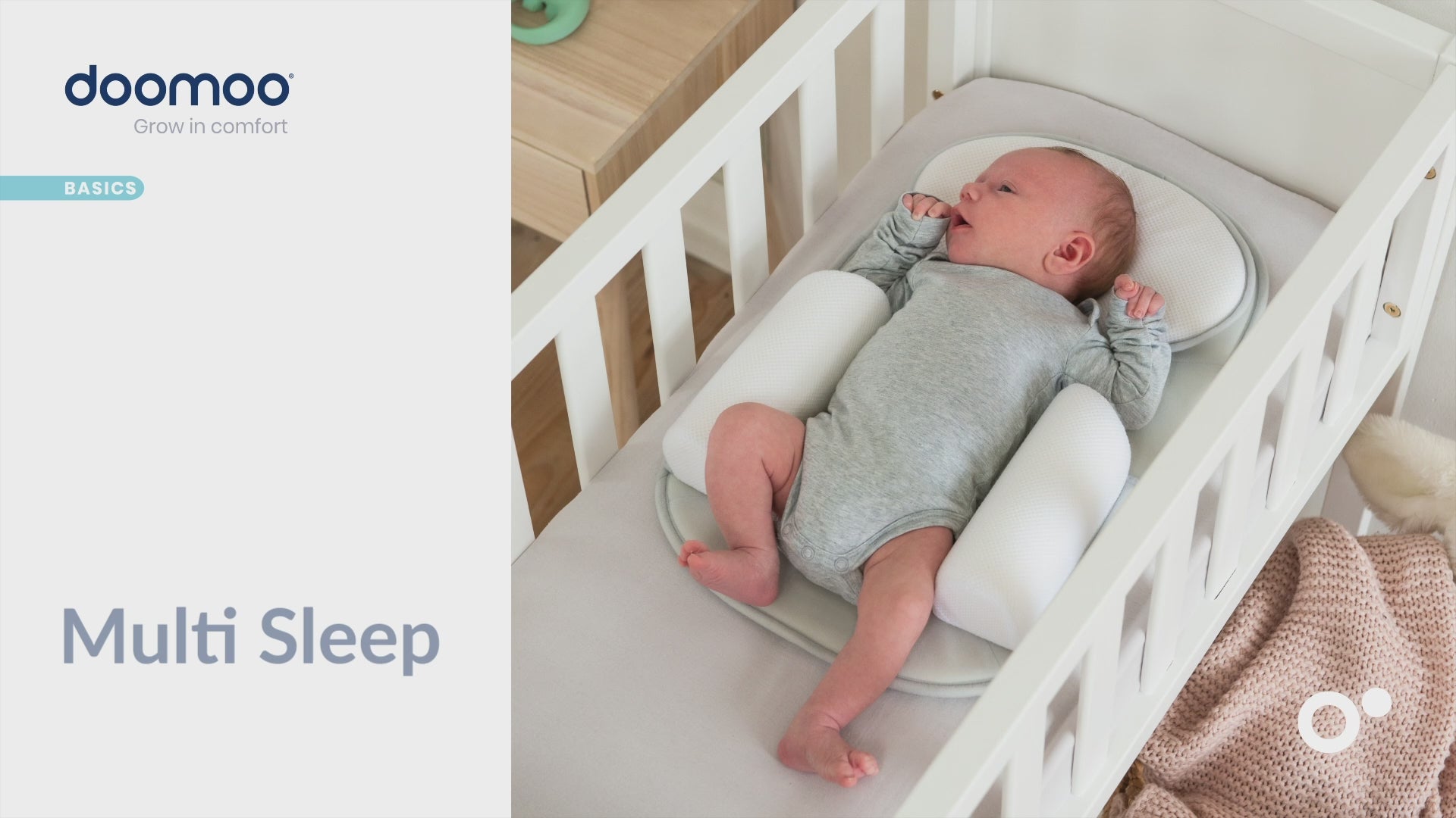Doomoo Multi Sleep: Back Positioner with Ergonomic Head Pillow