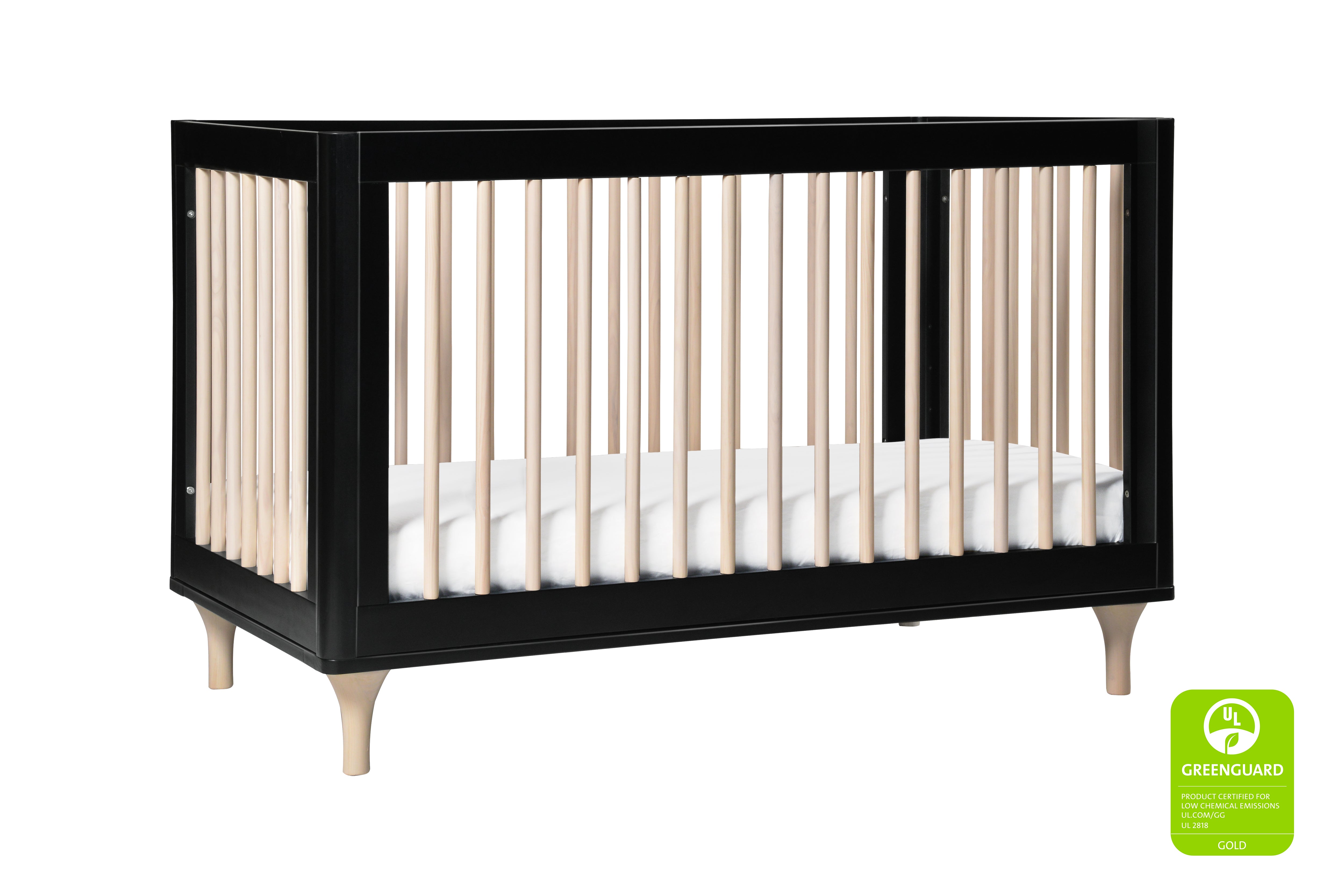 Babyletto Lolly Crib Black Washed#color_black-and-washed