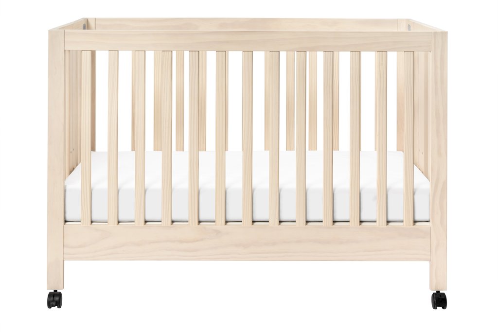 Babyletto Maki 3-in-1 Convertible Crib Washed#color_washed