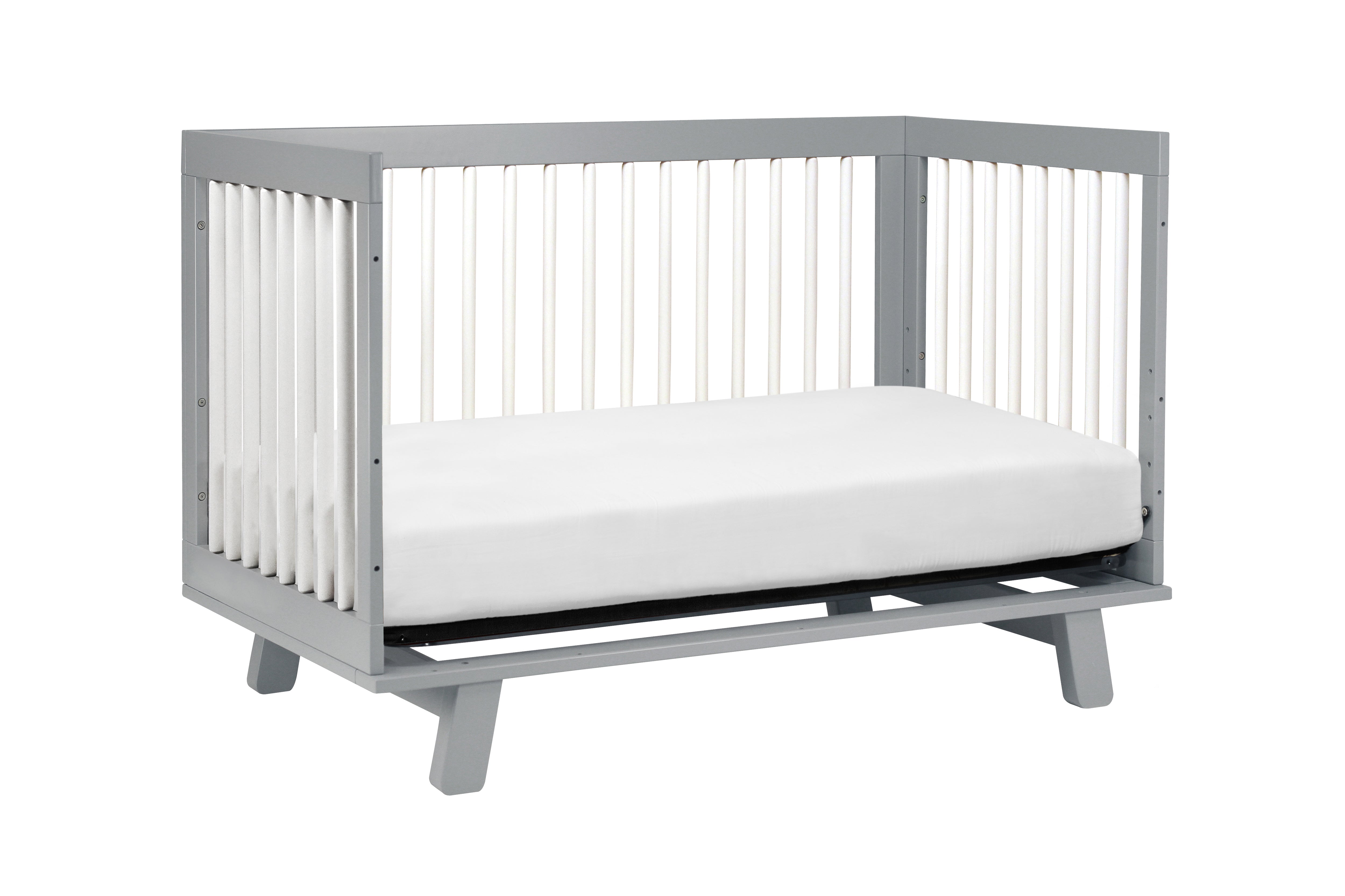 babyletto hudson crib grey white#color_grey-and-white