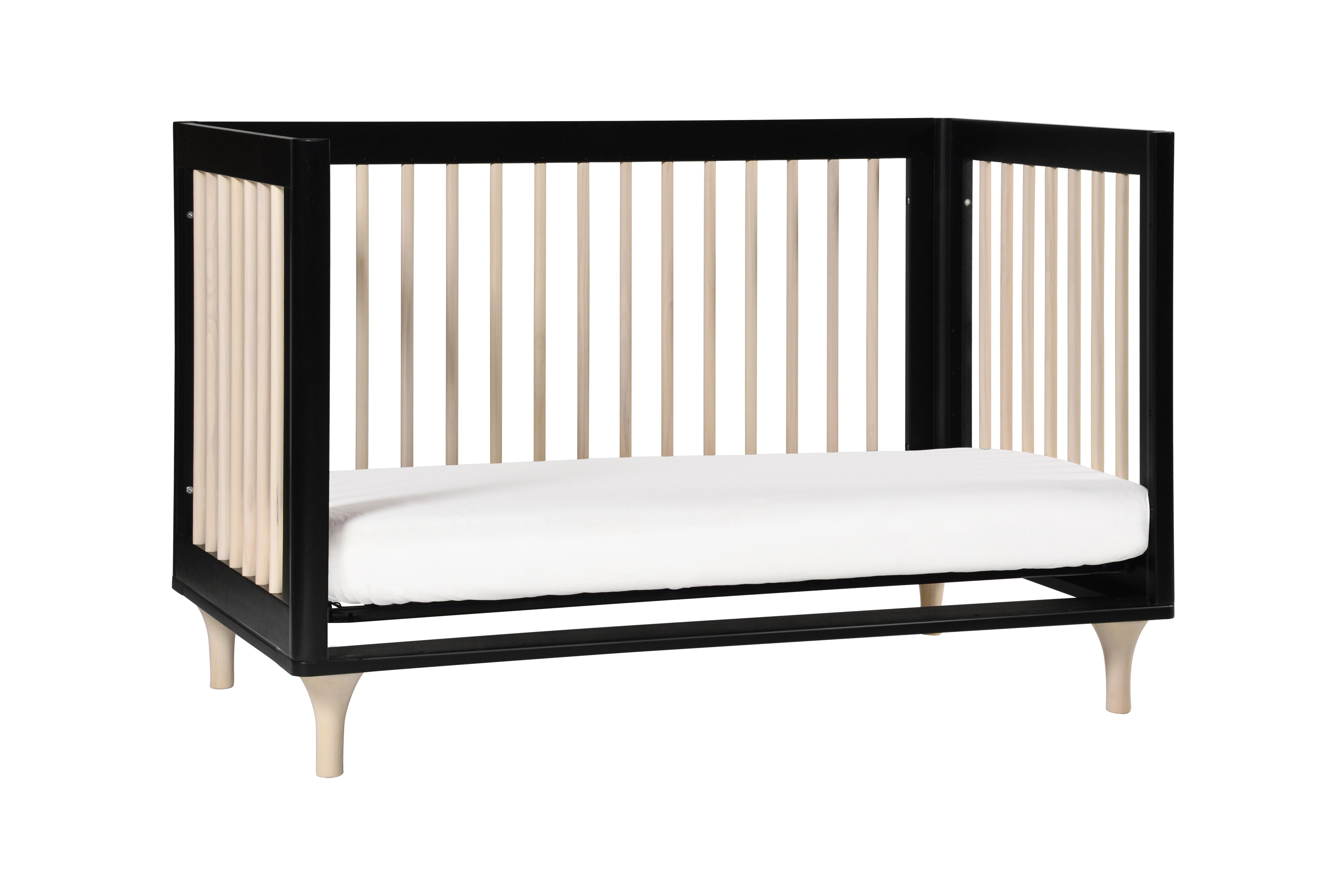 Babyletto Lolly Crib Black Washed#color_black-and-washed