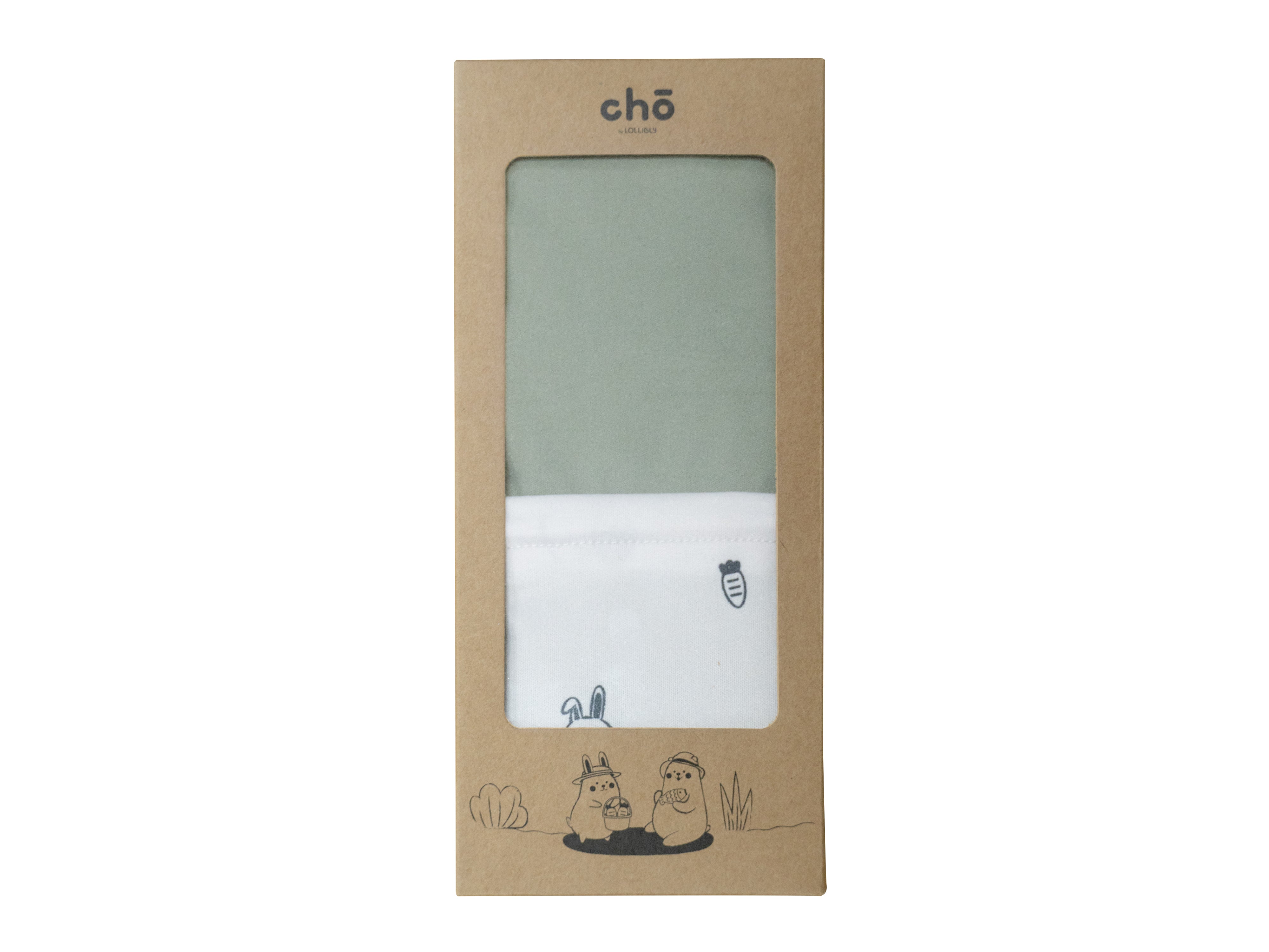 momo bunny slate waterproof wet bag in packaging