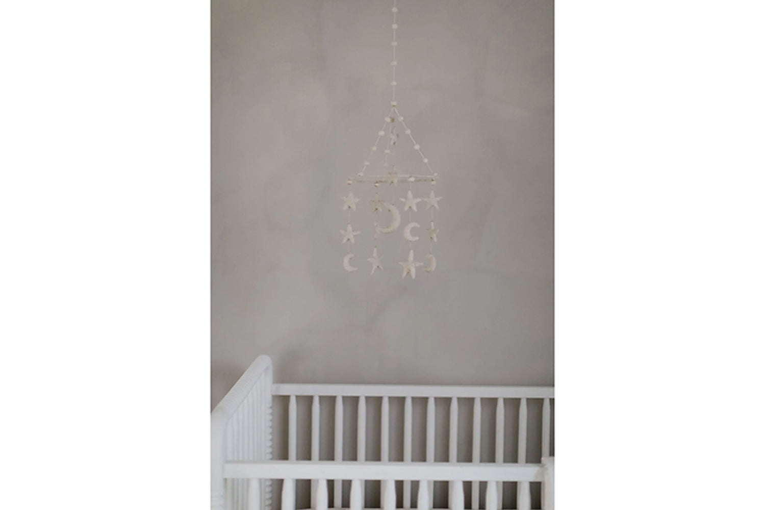 pehr stargazer crib mobile in baby nursery