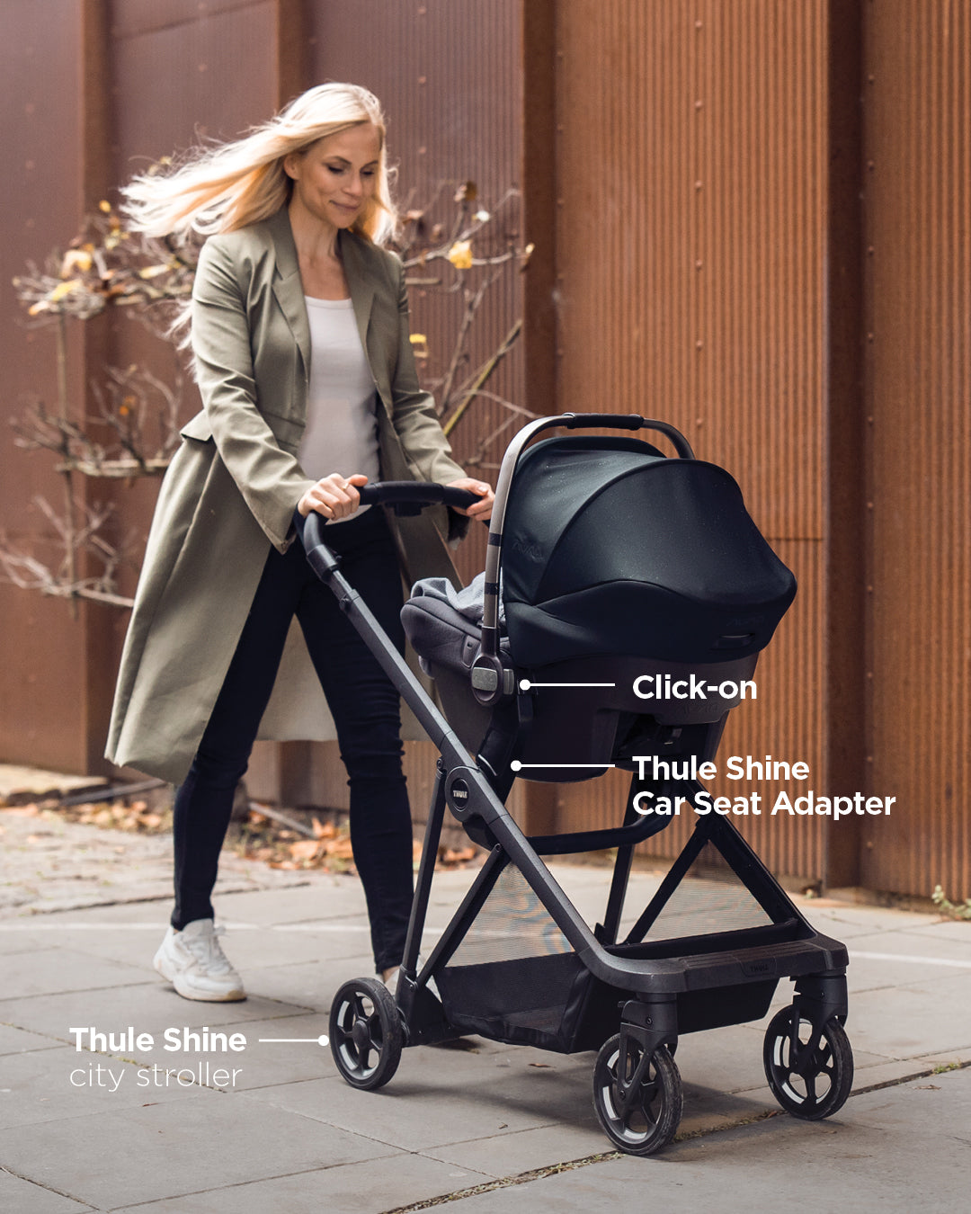 Thule Shine infant car seat configuration