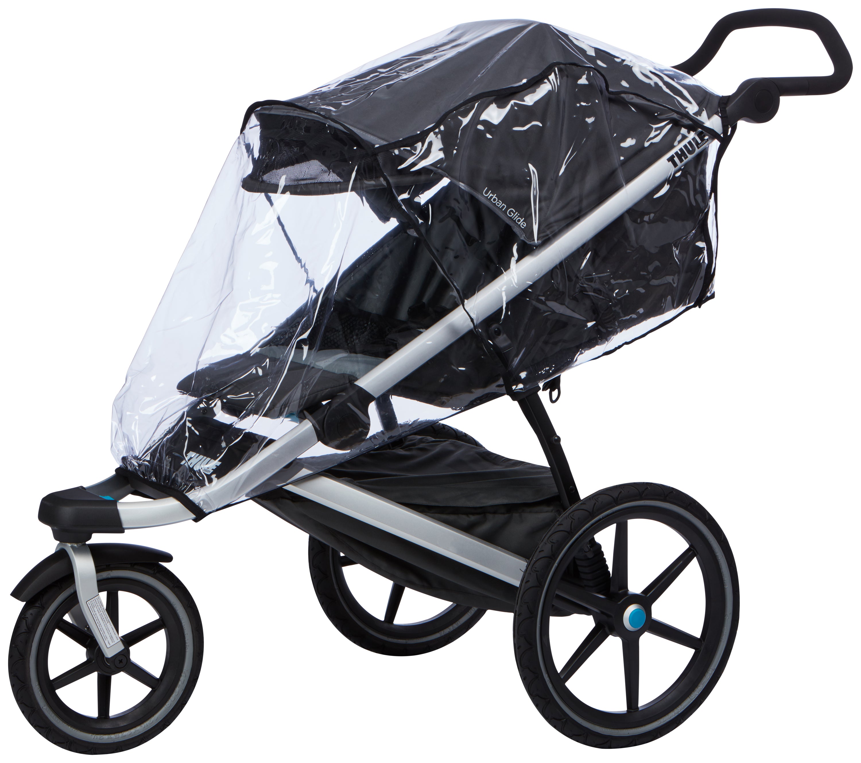 Thule Urban Glide 2 Raincover over stroller