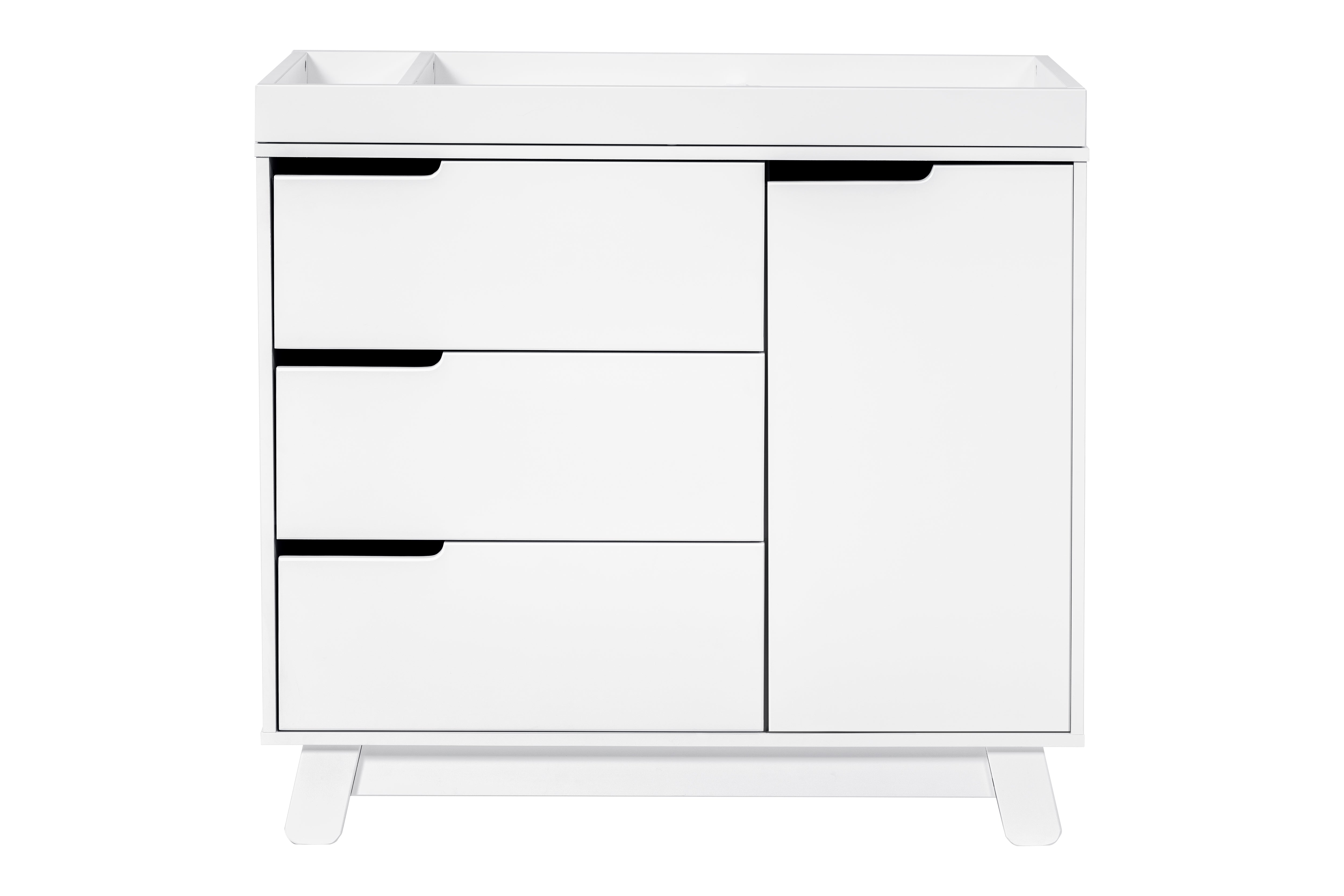 Babyletto Hudson 3 Drawer Dresser White#color_white