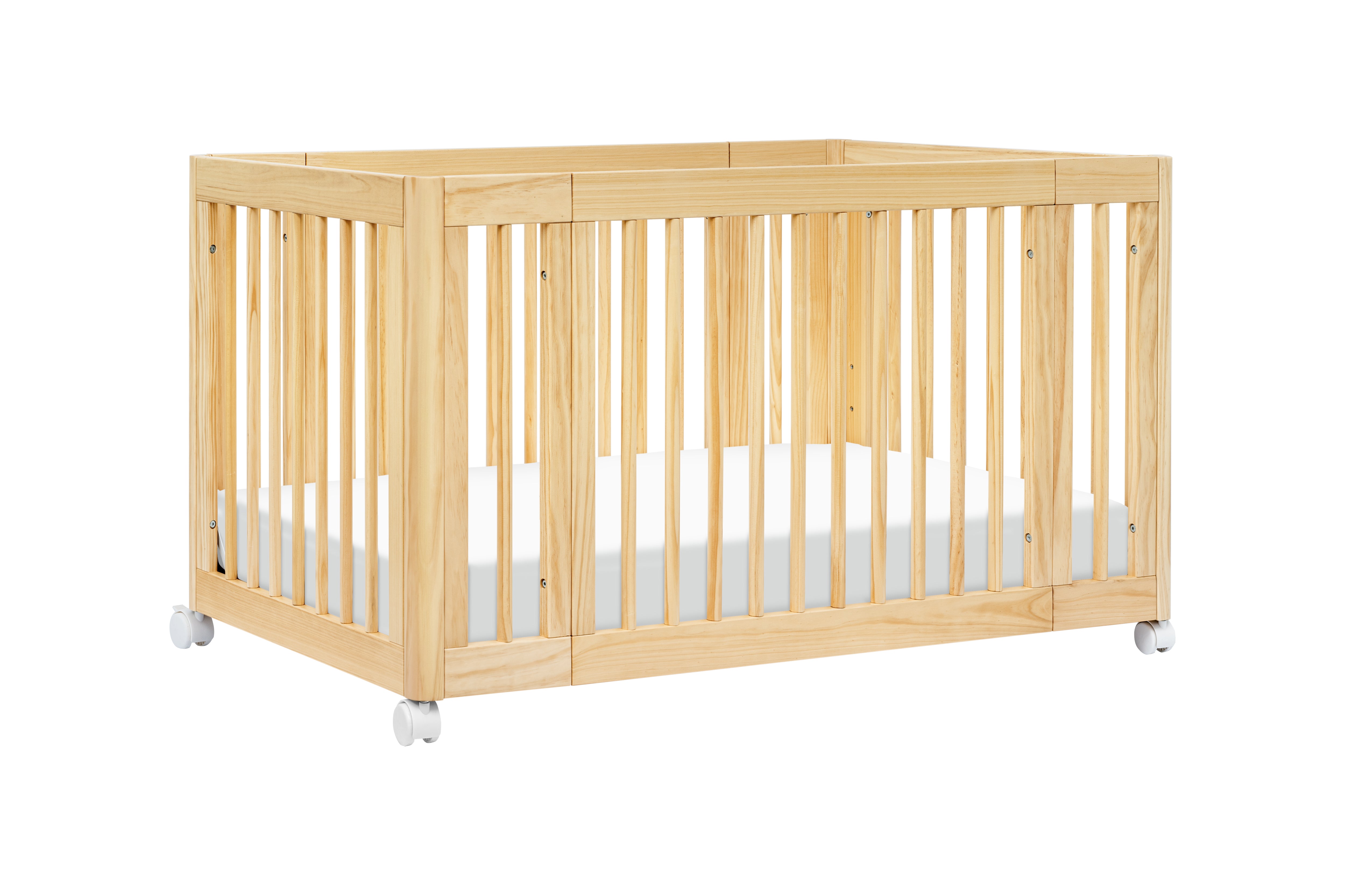 Babyletto Yuzu 8-in-1 Convertible Crib Natural#color_natural