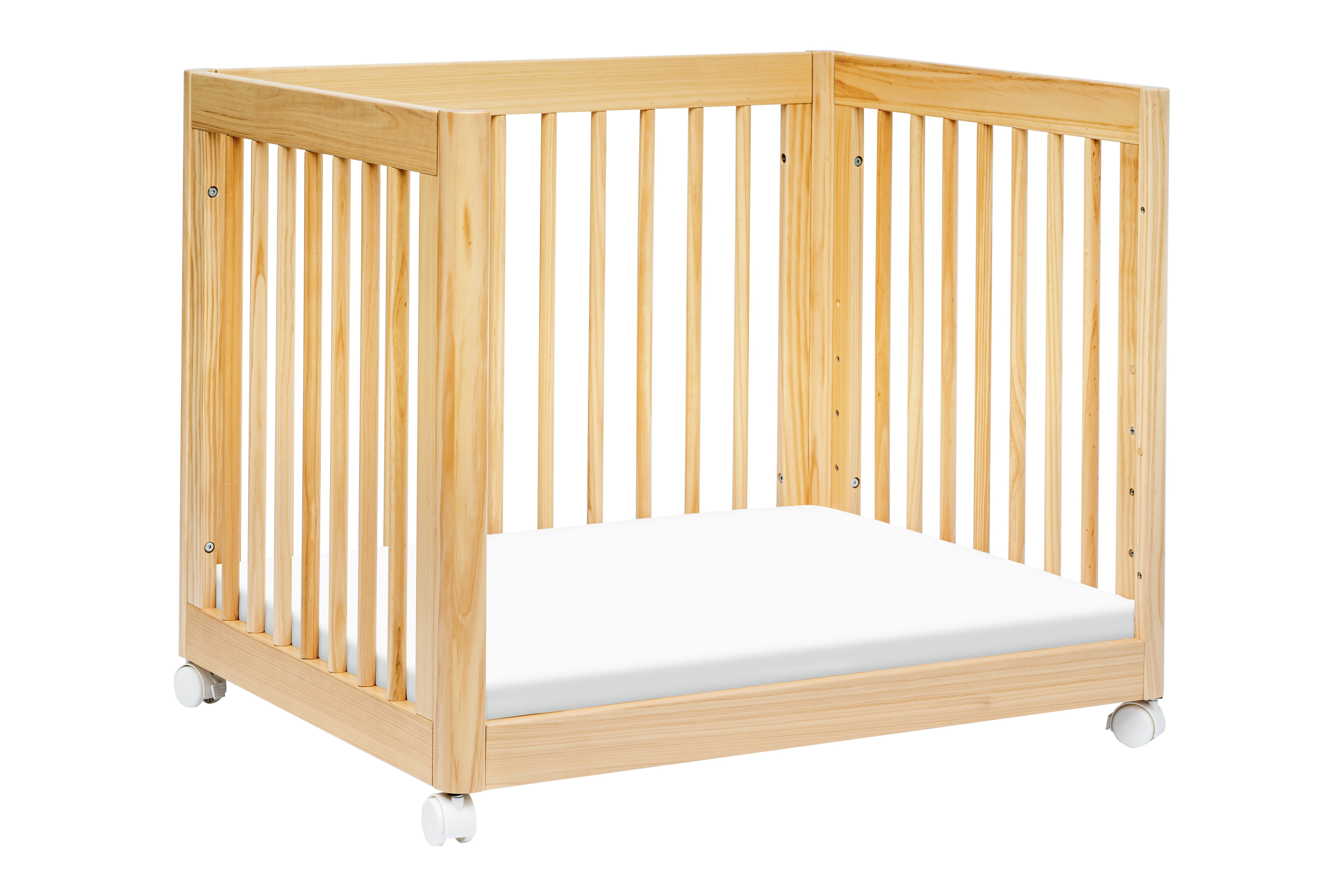 Babyletto Yuzu 8-in-1 Convertible Crib Natural#color_natural