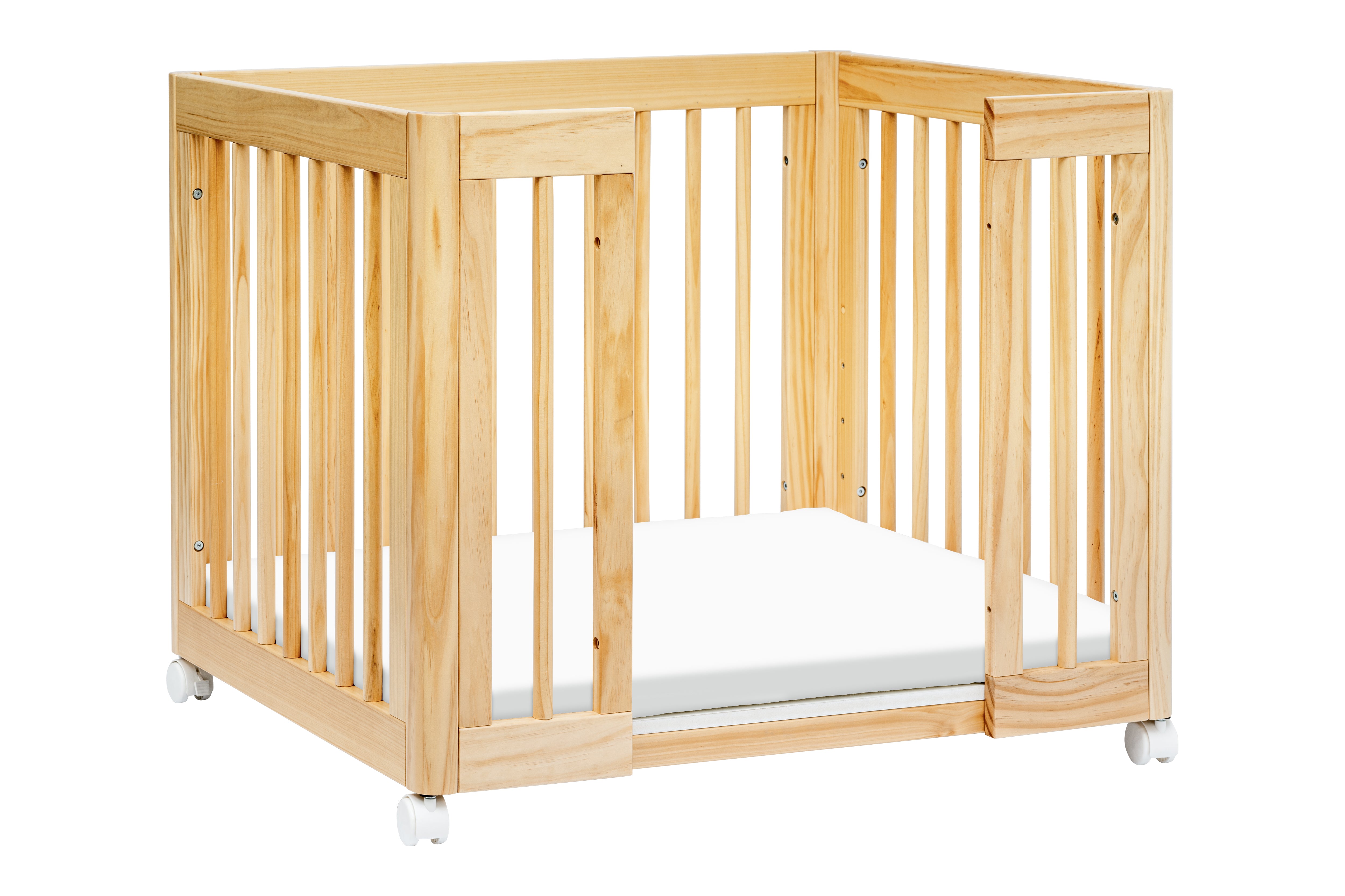 Babyletto Yuzu 8-in-1 Convertible Crib Natural#color_natural