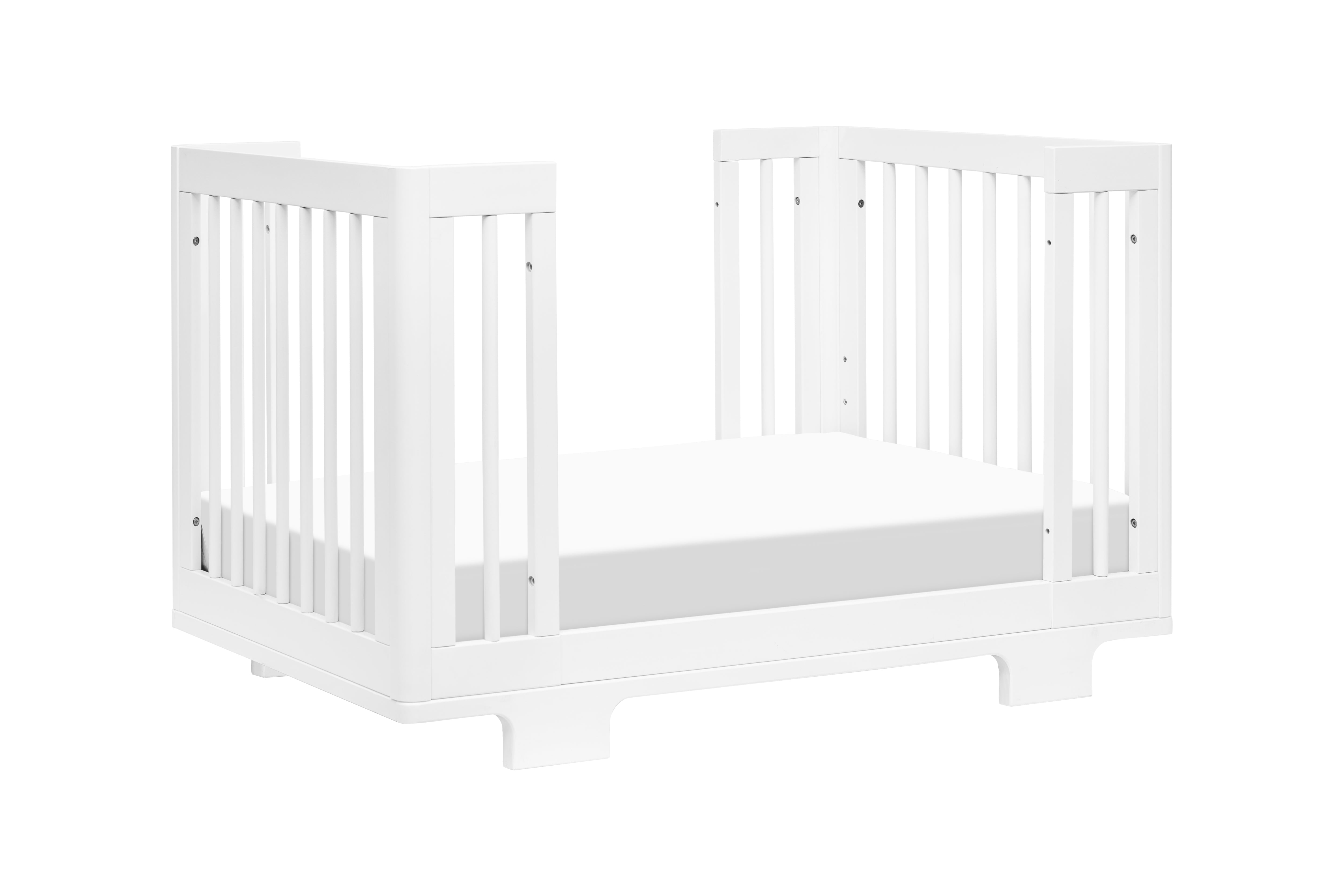 Babyletto Yuzu 8-in-1 Convertible Crib White#color_white