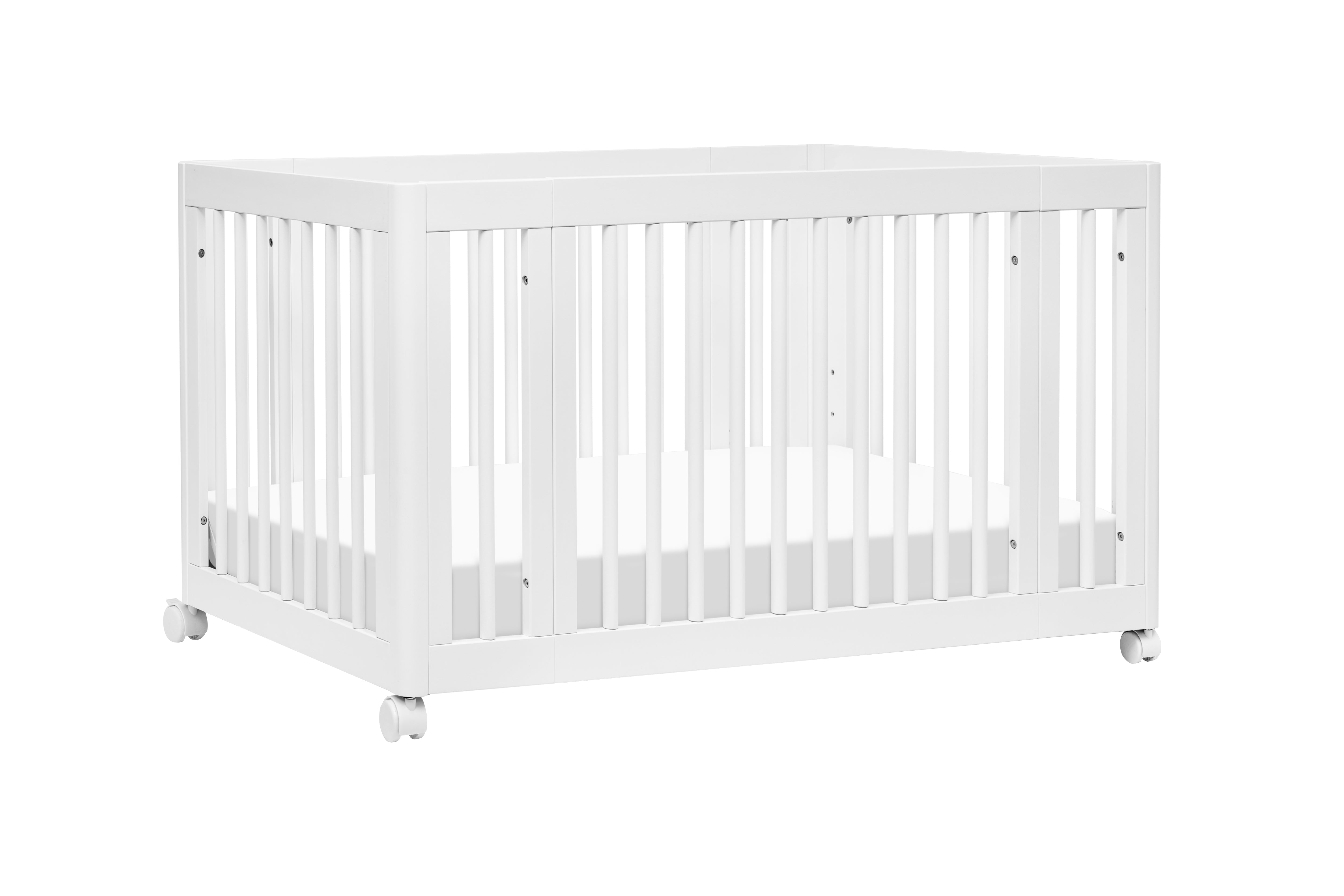 Babyletto Yuzu 8-in-1 Convertible Crib White#color_white