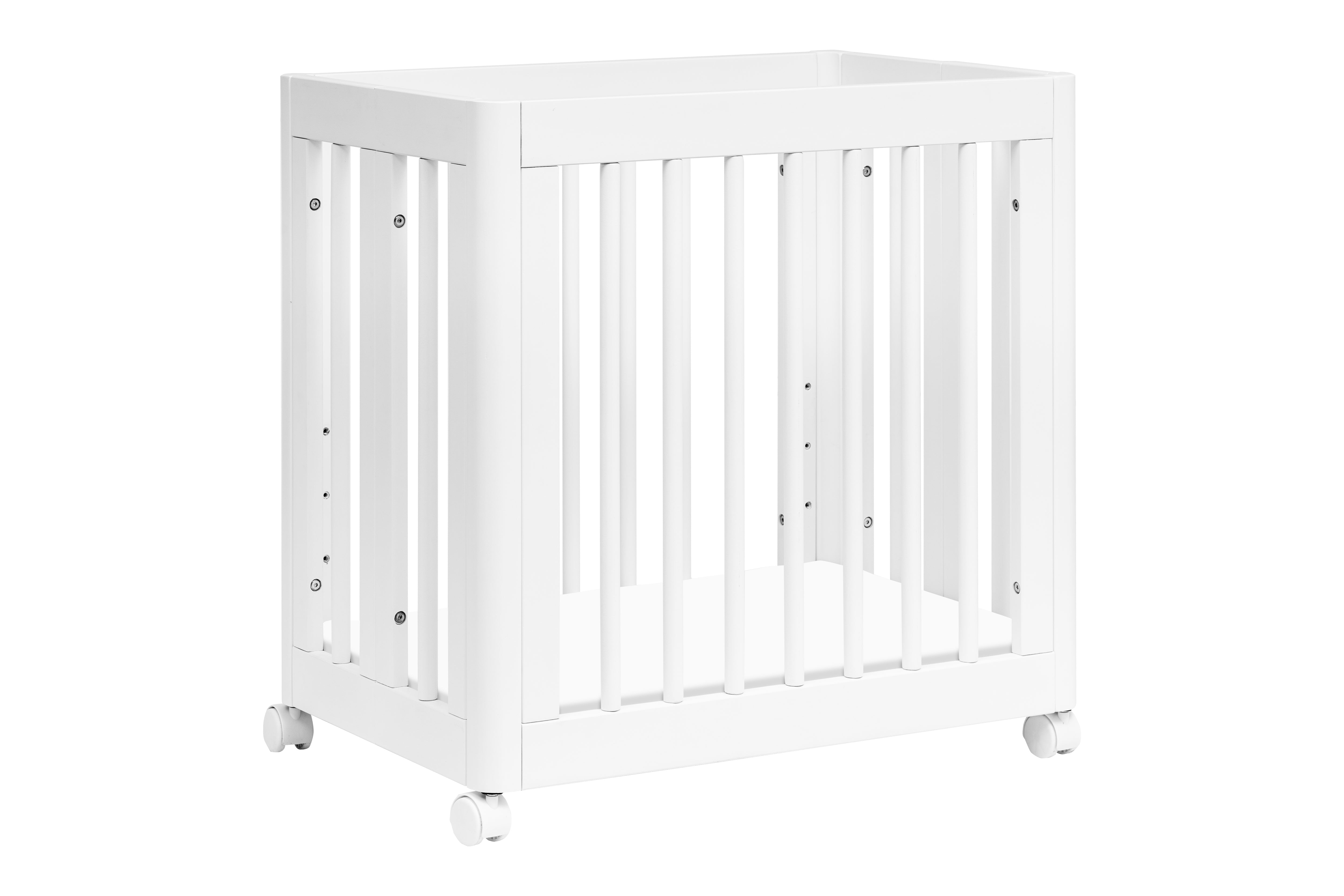 Babyletto Yuzu 8-in-1 Convertible Crib White#color_white