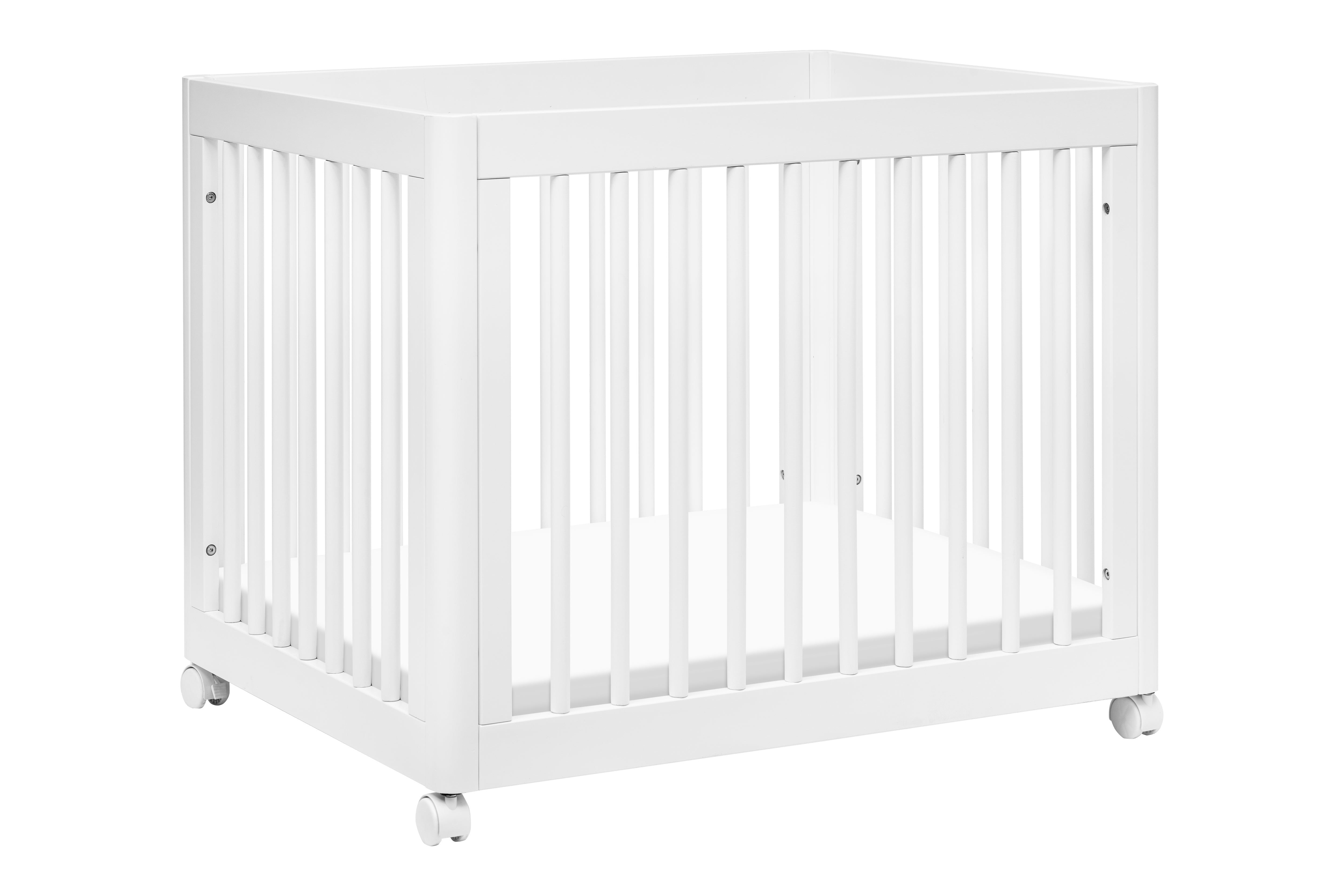 Babyletto Yuzu 8-in-1 Convertible Crib White#color_white