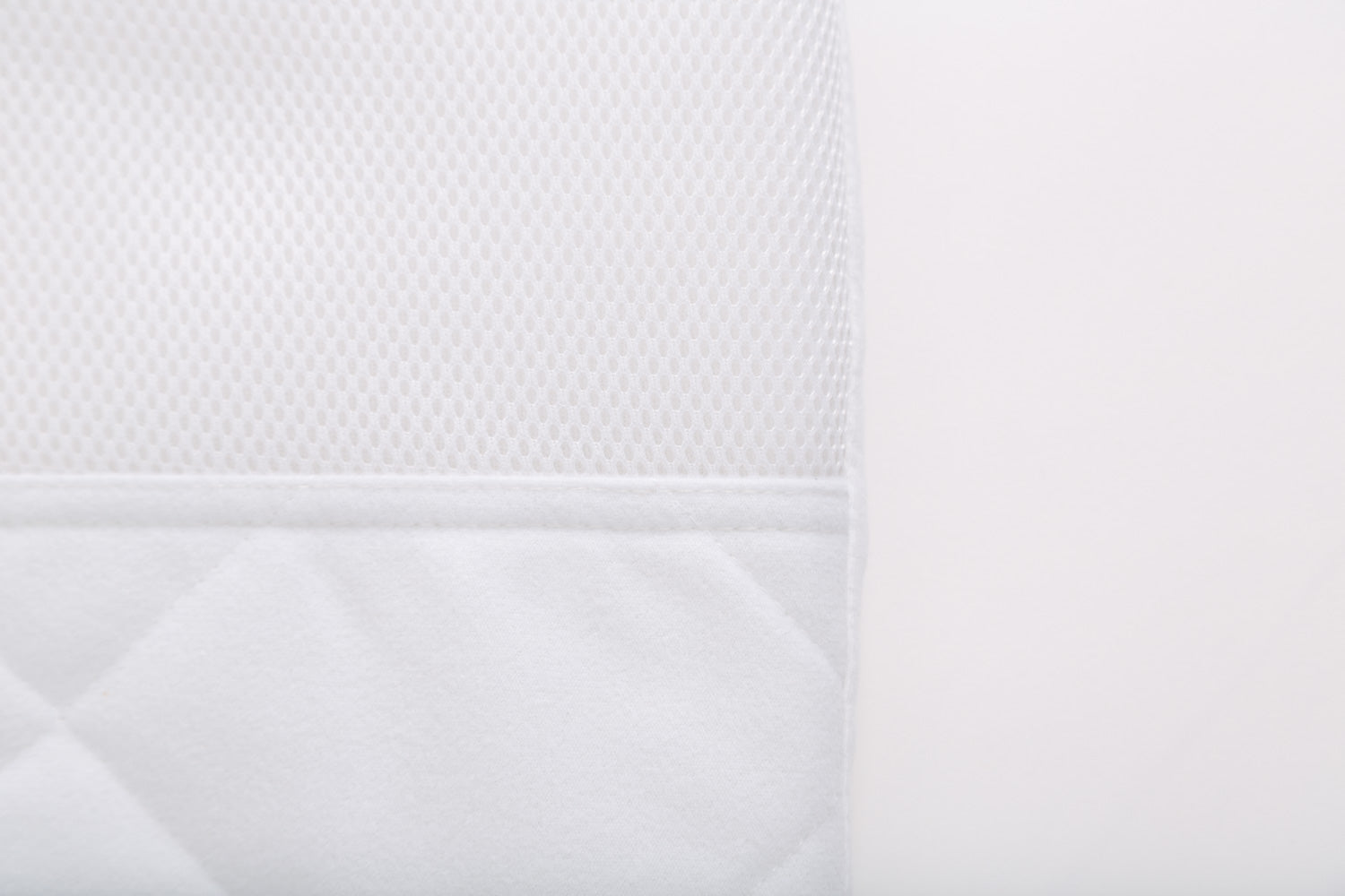 close up on breathable fabric of supreme sleep large