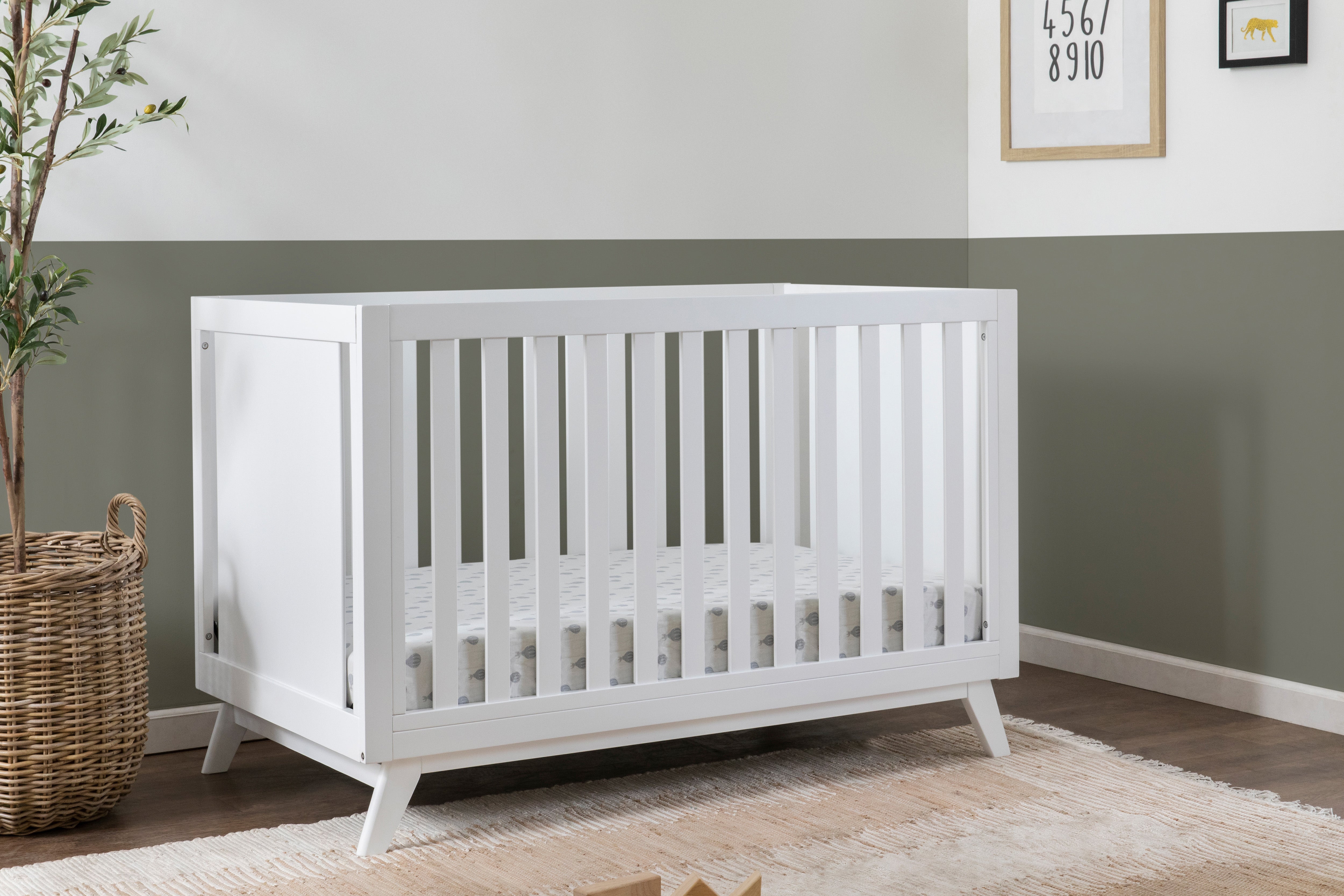 DaVinci Baby Otto 3-in-1 convertible Crib White#color_white