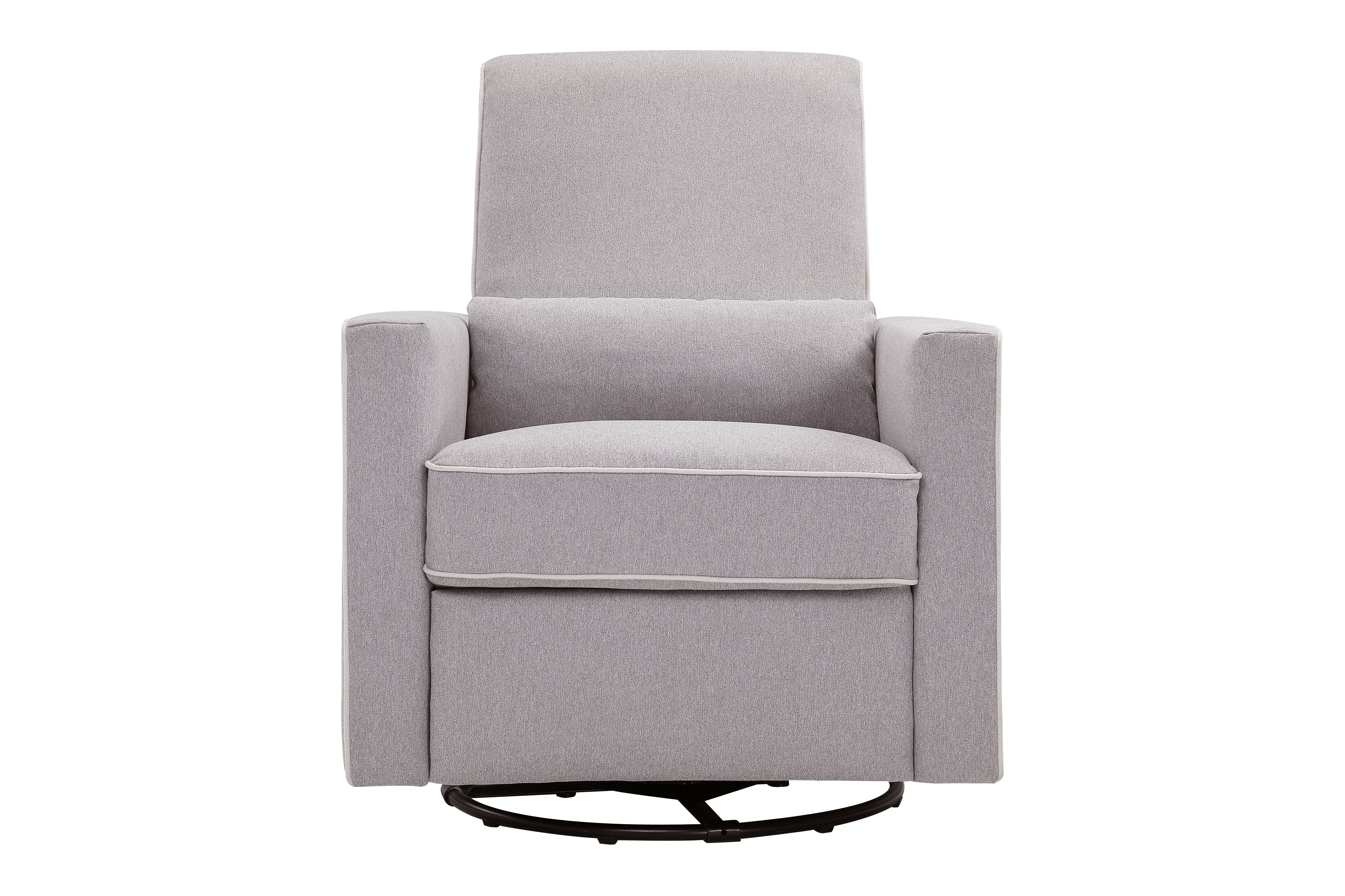 davinci baby piper recliner nursing chair grey#color_light-grey