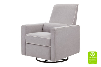 davinci baby piper recliner nursing chair grey#color_light-grey