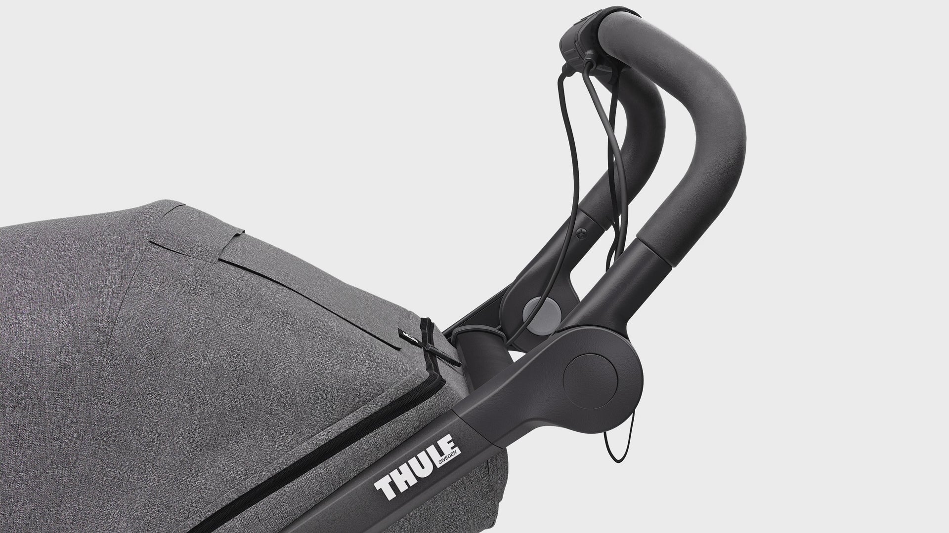 Thule Urban Glide 2 All-Terrain Jogging Stroller Grey Melange Adjustable handle