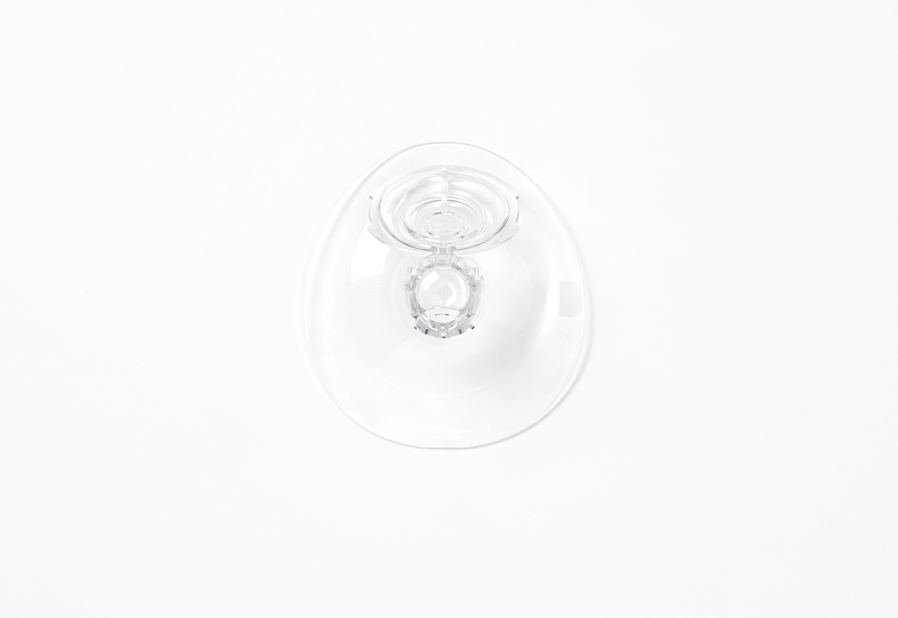 elvie pump breast shield aerial view