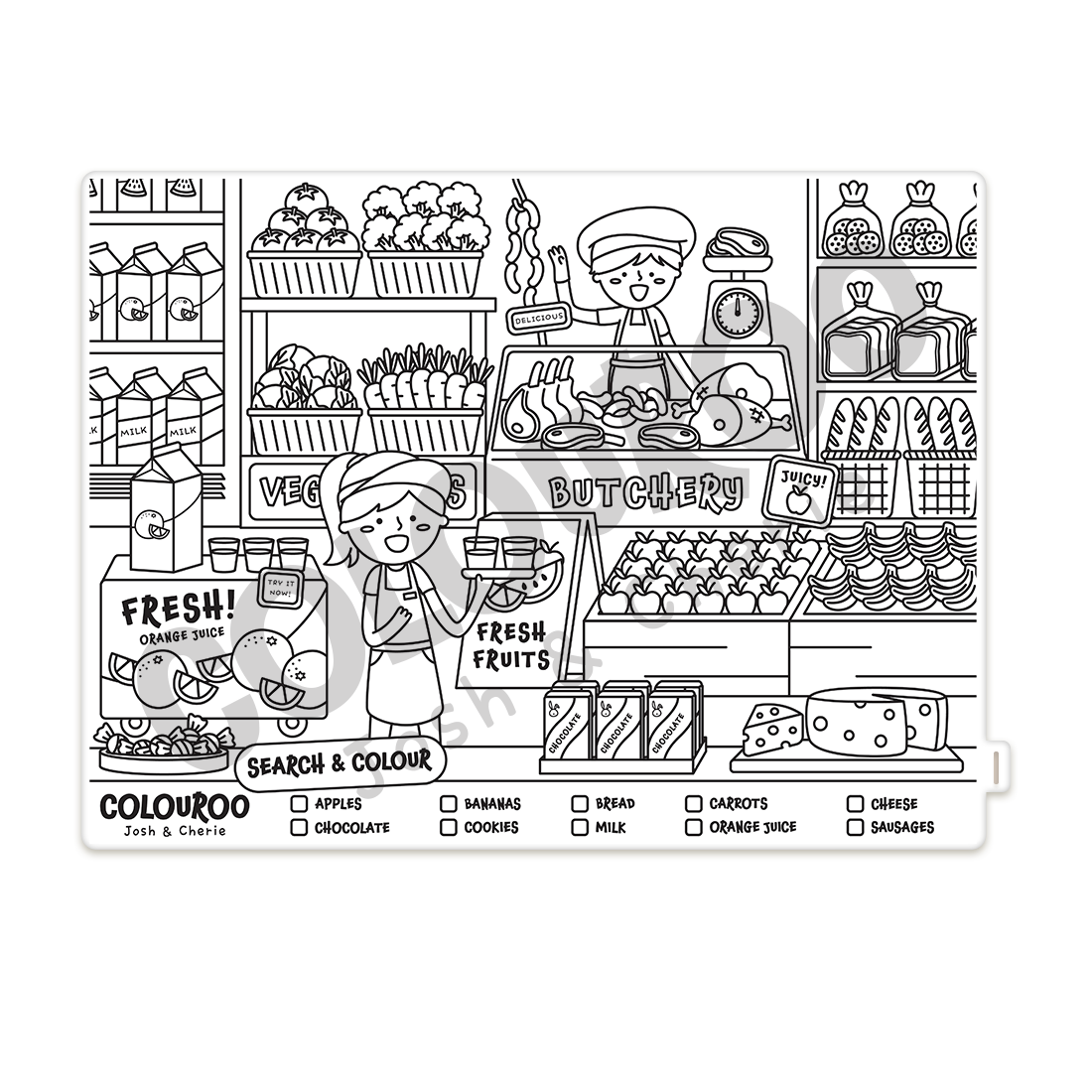 colouroo mat grocery store watermark