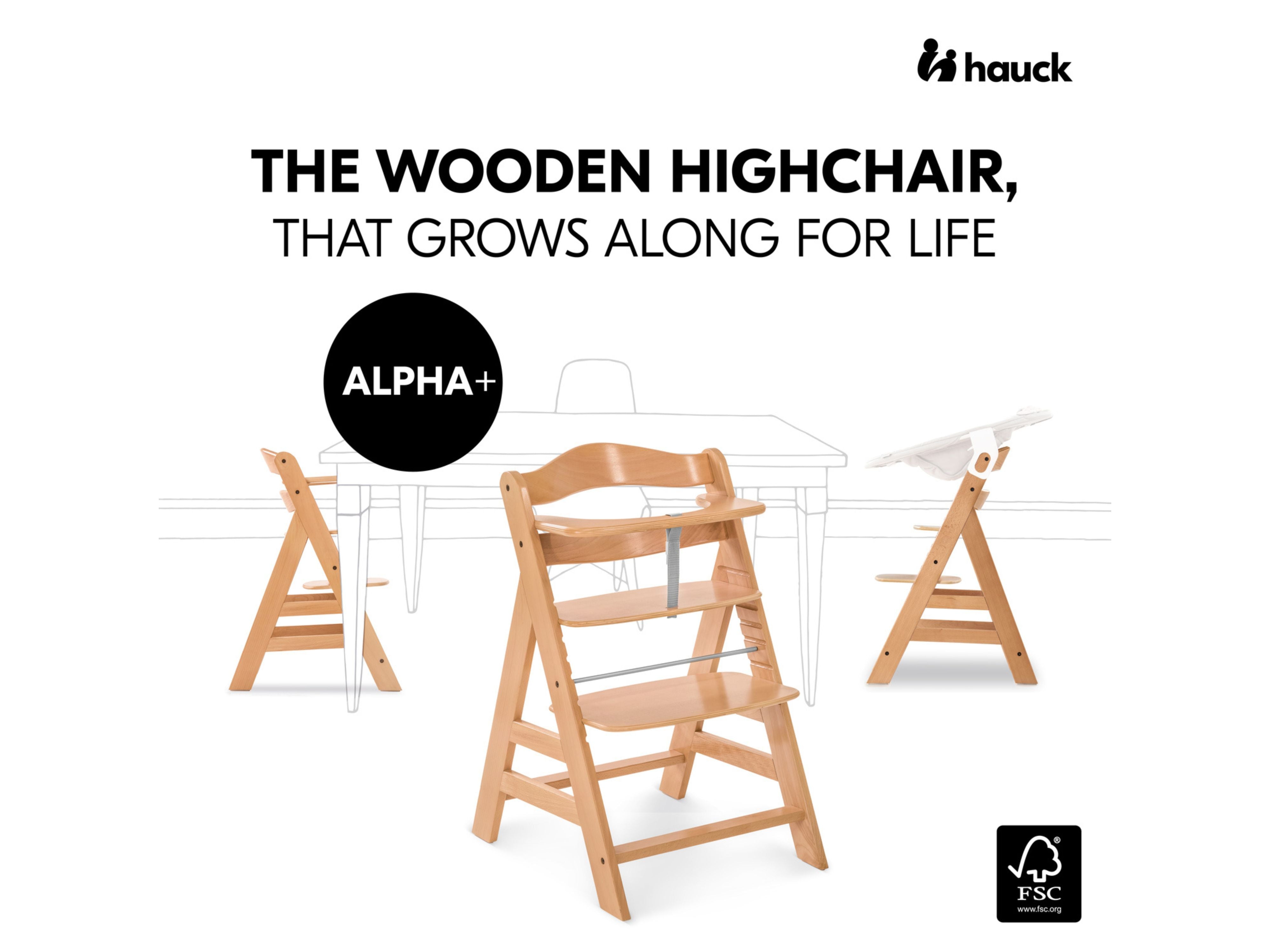 hauck alpha high chair grows with baby for life