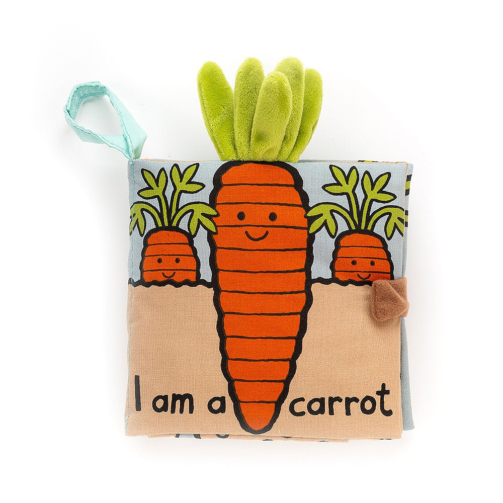 jellycat carrot fabric book