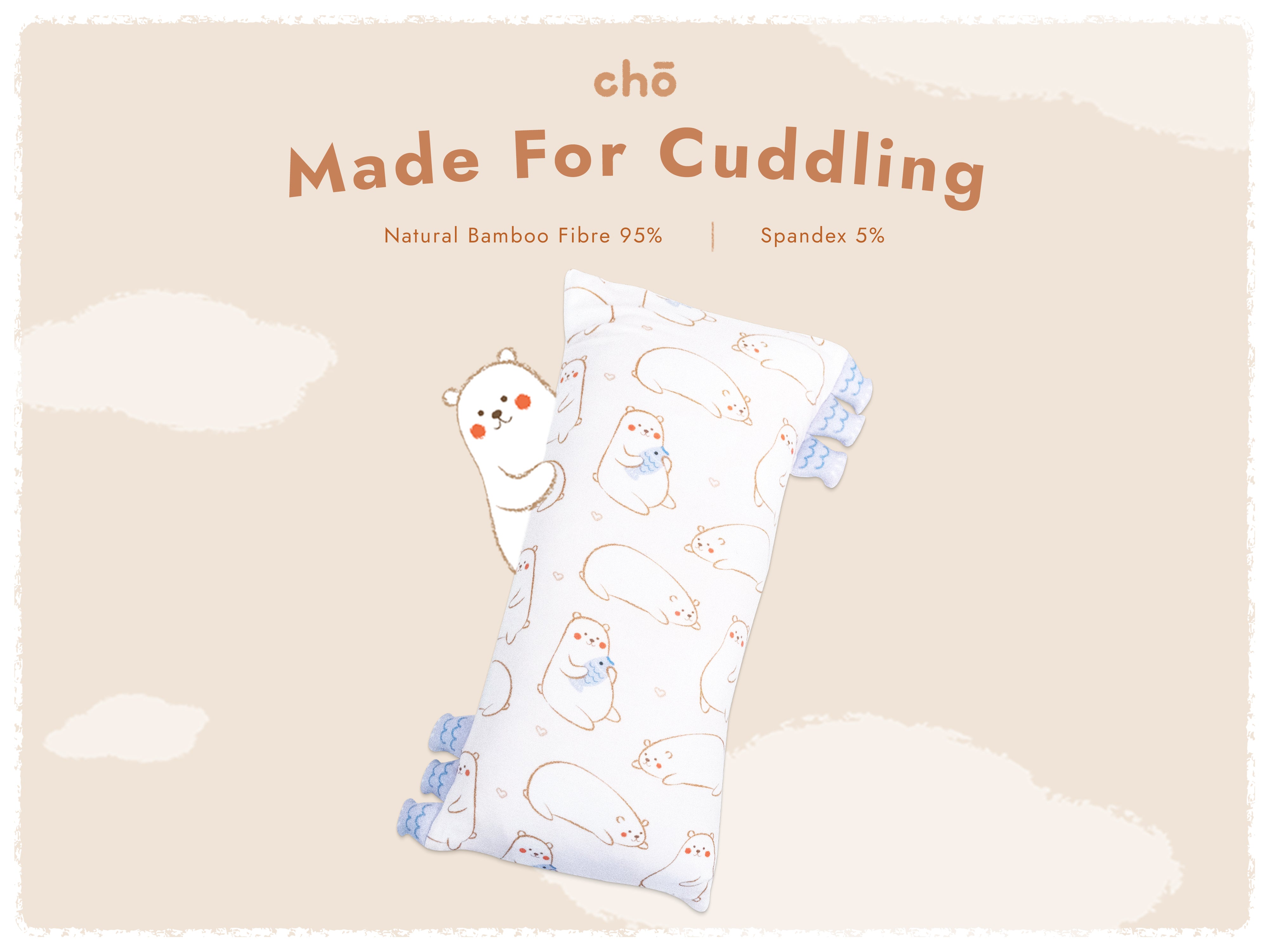 cho maru bear pillow made for cuddling