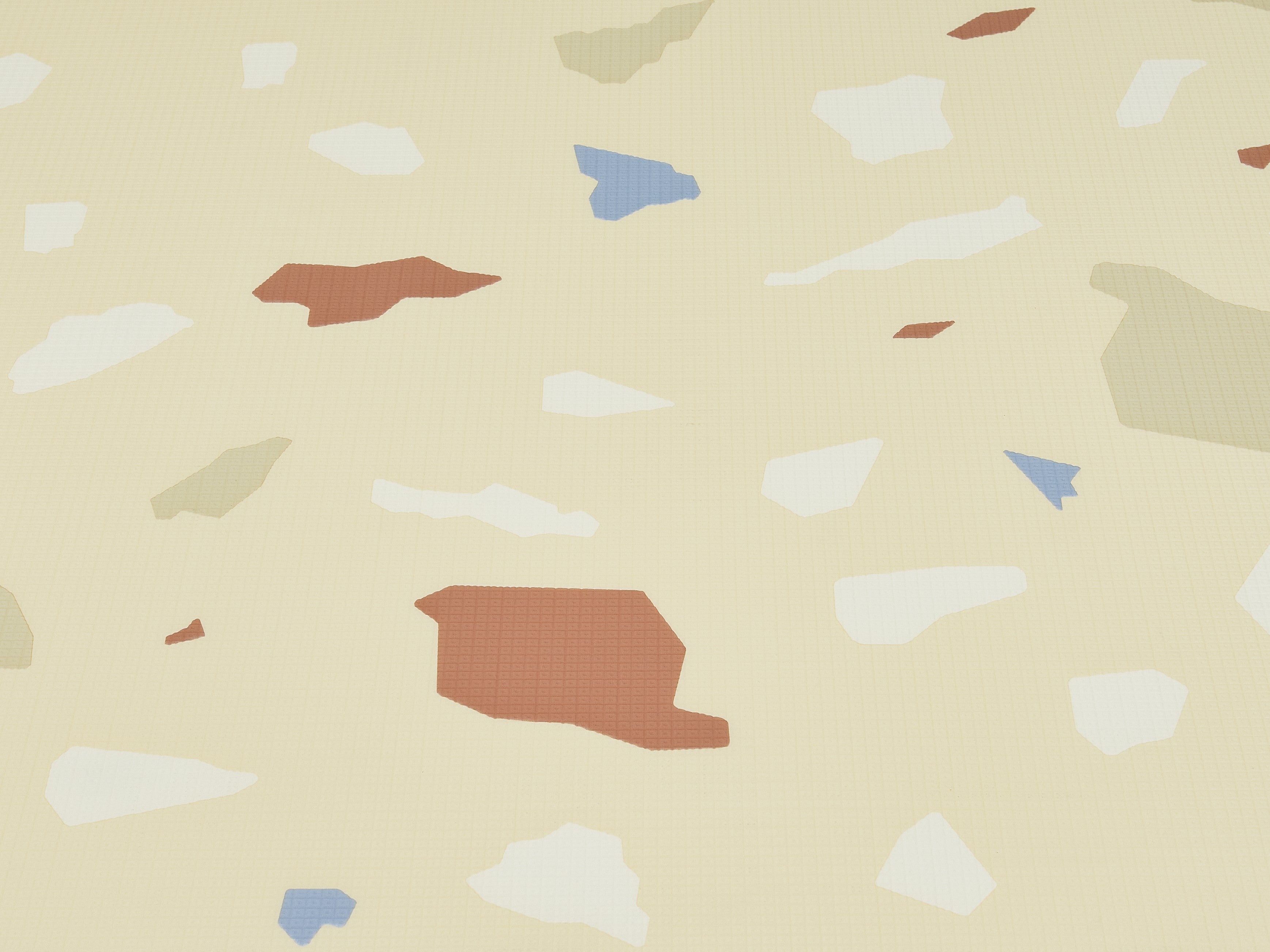 close up on the terrazzo play mat print