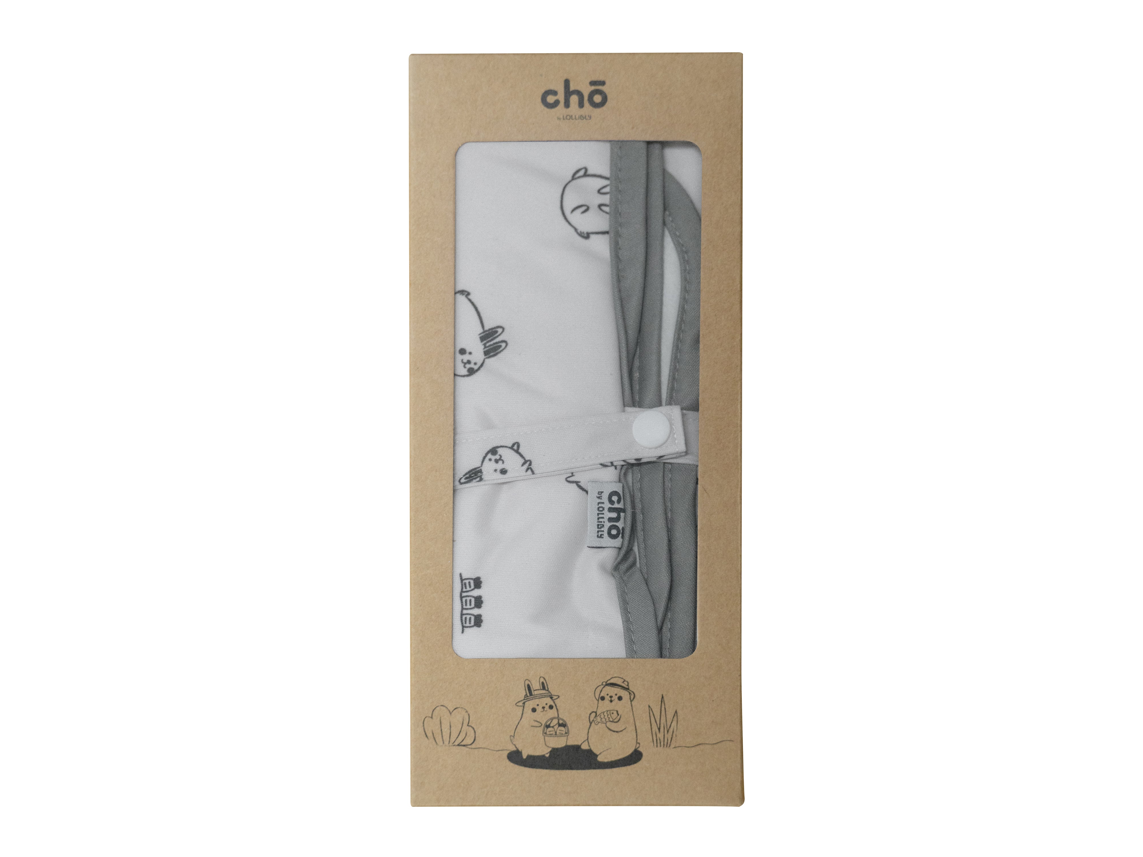 momo slate changing pad in brown packaging