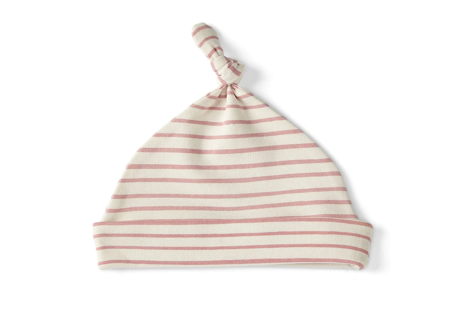 pehr stripes away dark pink knot organic cotton hat